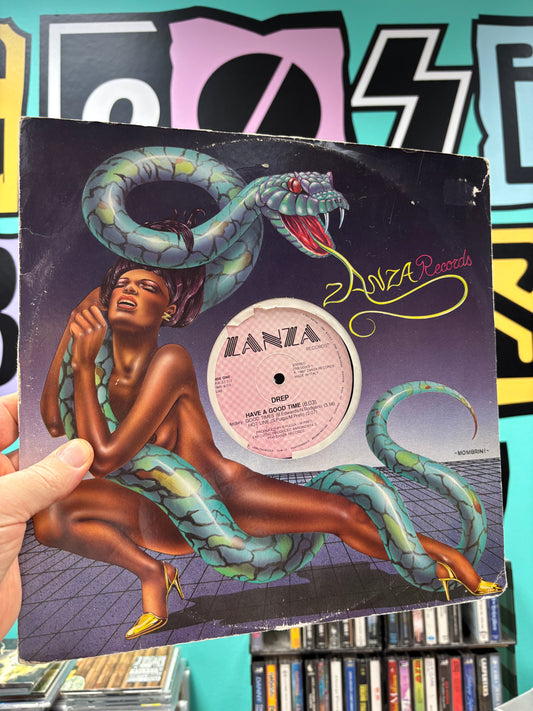 Drep: Have A Good Time, 12inch, 1st pressing, Zanza Records, Italy 1987