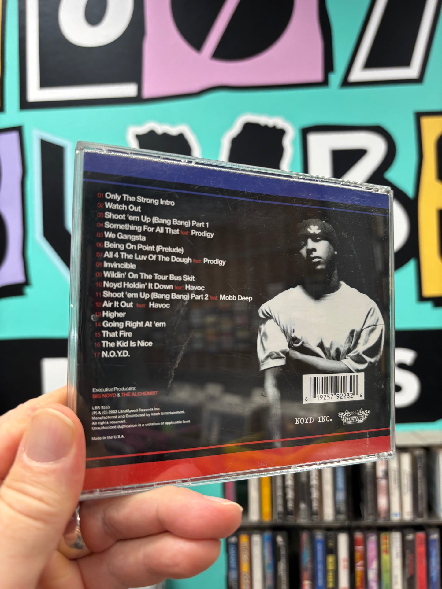 Big Noyd: Only The Strong, CD, 1st pressing, Landspeed Records, US 2003