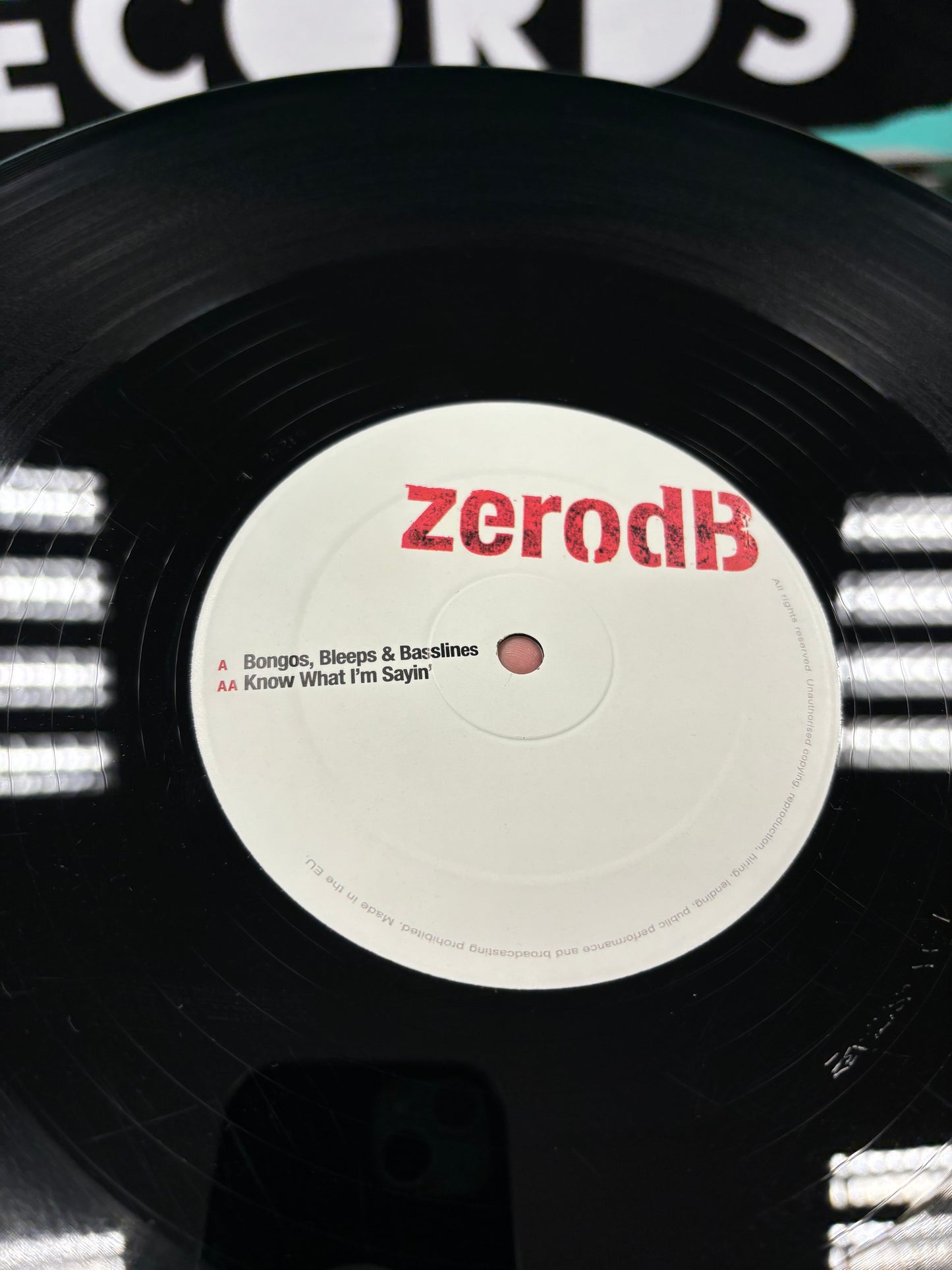 Zero dB: Bongos, Bleeps & Basslines, 4 X 12inch, gatefold, Only vinyl pressing, Ninja Tune, UK 2006