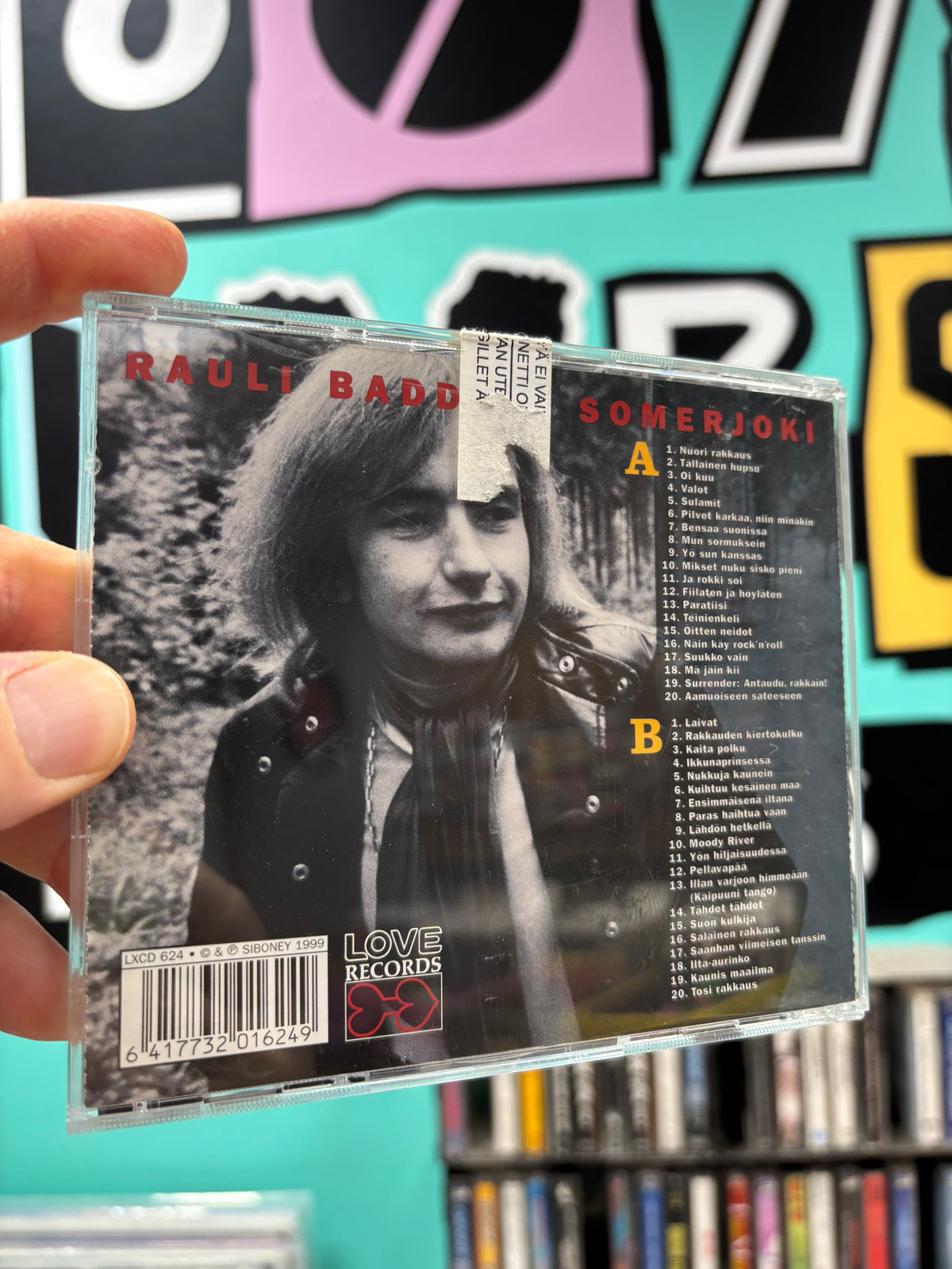 Rauli Badding Somerjoki: Täss On Rauli, Moi!, 2CD, 1st pressing, Love Records, Siboney, Finland 1999