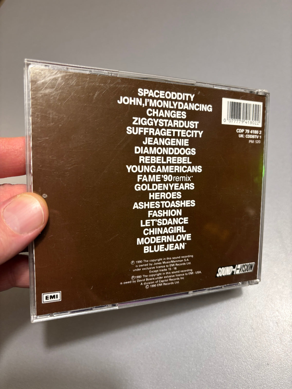 David Bowie: Changesbowie, CD, compilation, reissue, remastered, EMI, UK & Europe year?