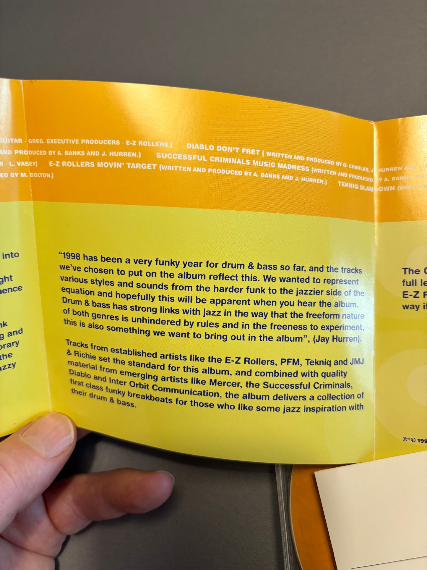 E-Z Rollers presents Drumfunk Hooliganz, Liquid Cooled Tunes From The Original Superfly Drum & Bass Generation, 2CD, Only CD pressing, Compilation, Moving Shadow, UK 1998