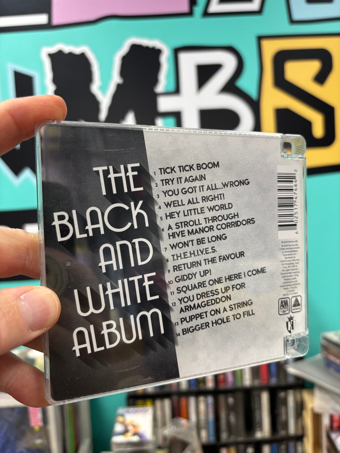 The Hives: The Black And The White Album, CD, Black Disc, Super Jewel Box, A&M Octone Records, Europe 2007