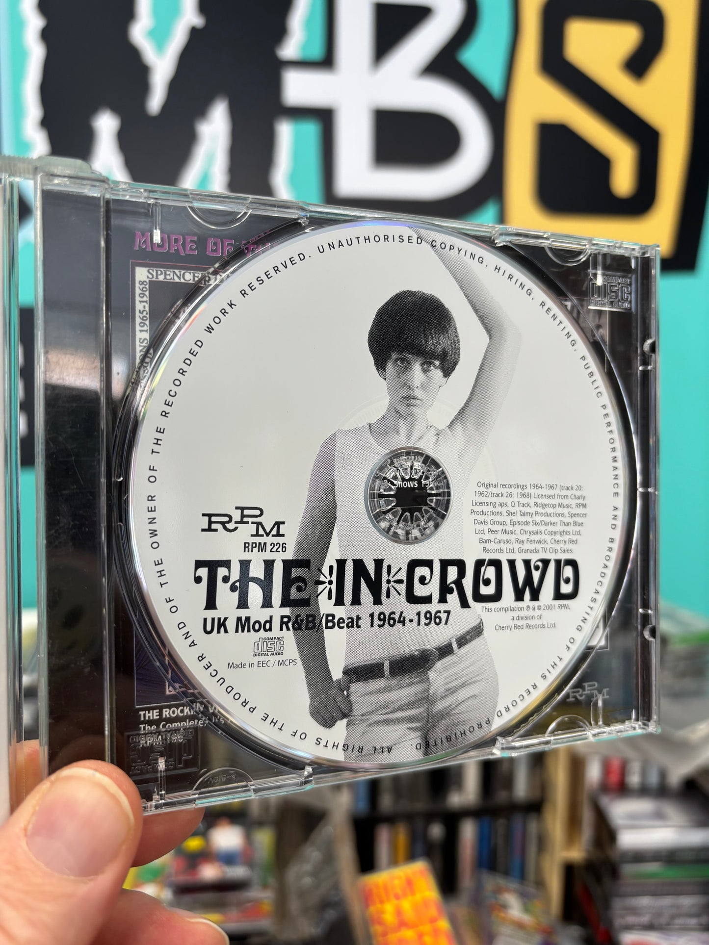 The In Crowd (UK Mod R&B Beat 1964-1967), CD, 1st pressing, Compilation, Enhanced, RPM Records, UK 2001