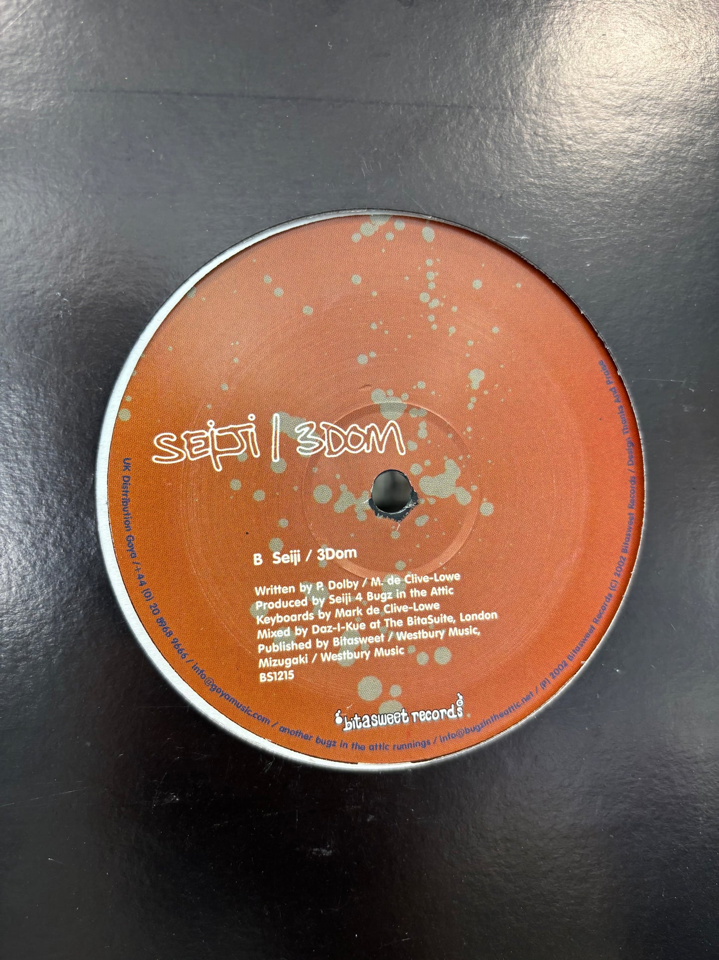 Seiji: Loose Lips, 12inch, Only official pressing, Bitasweet, UK 2002