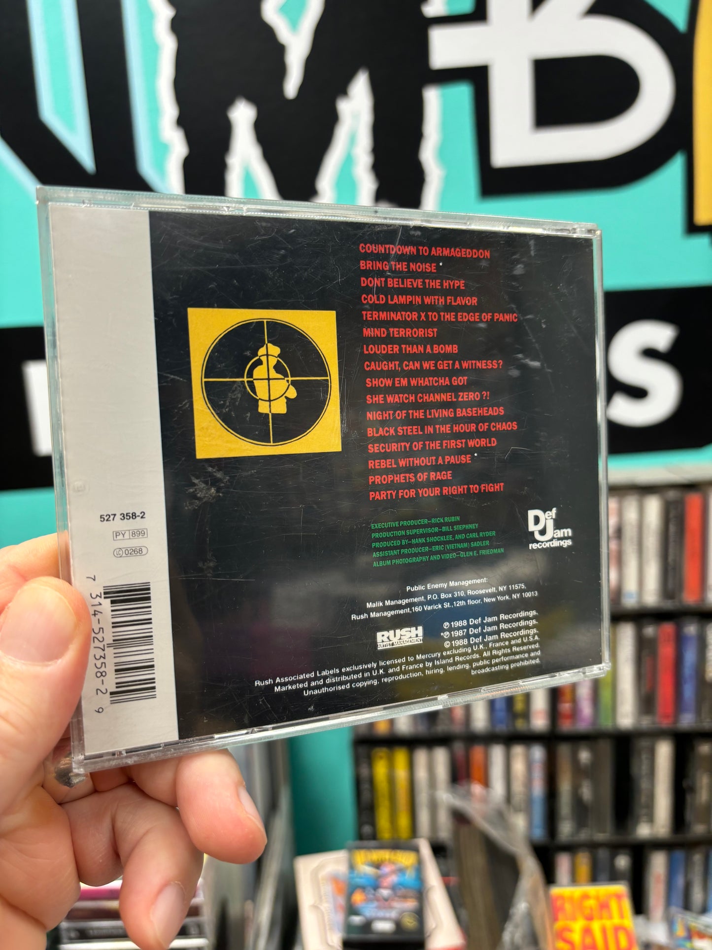 Public Enemy: It Takes A Nation Of Millions To Hold Us Back, CD, reissue, PMDC Germany, Def Jam Recordings, UK 1988?