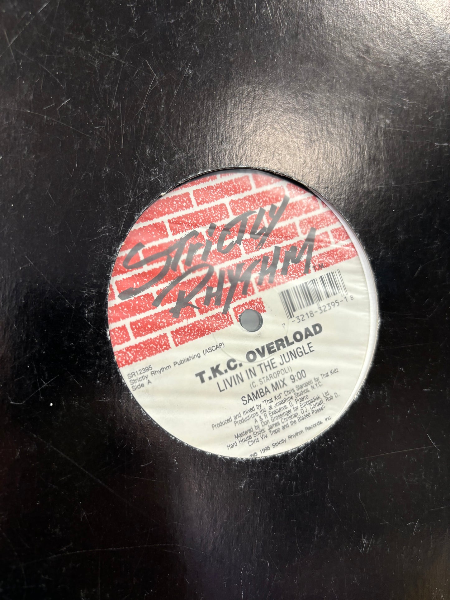 T.K.C. Overload: Livin In The Jungle, 12inch, Strictly Rhythm, US 1995