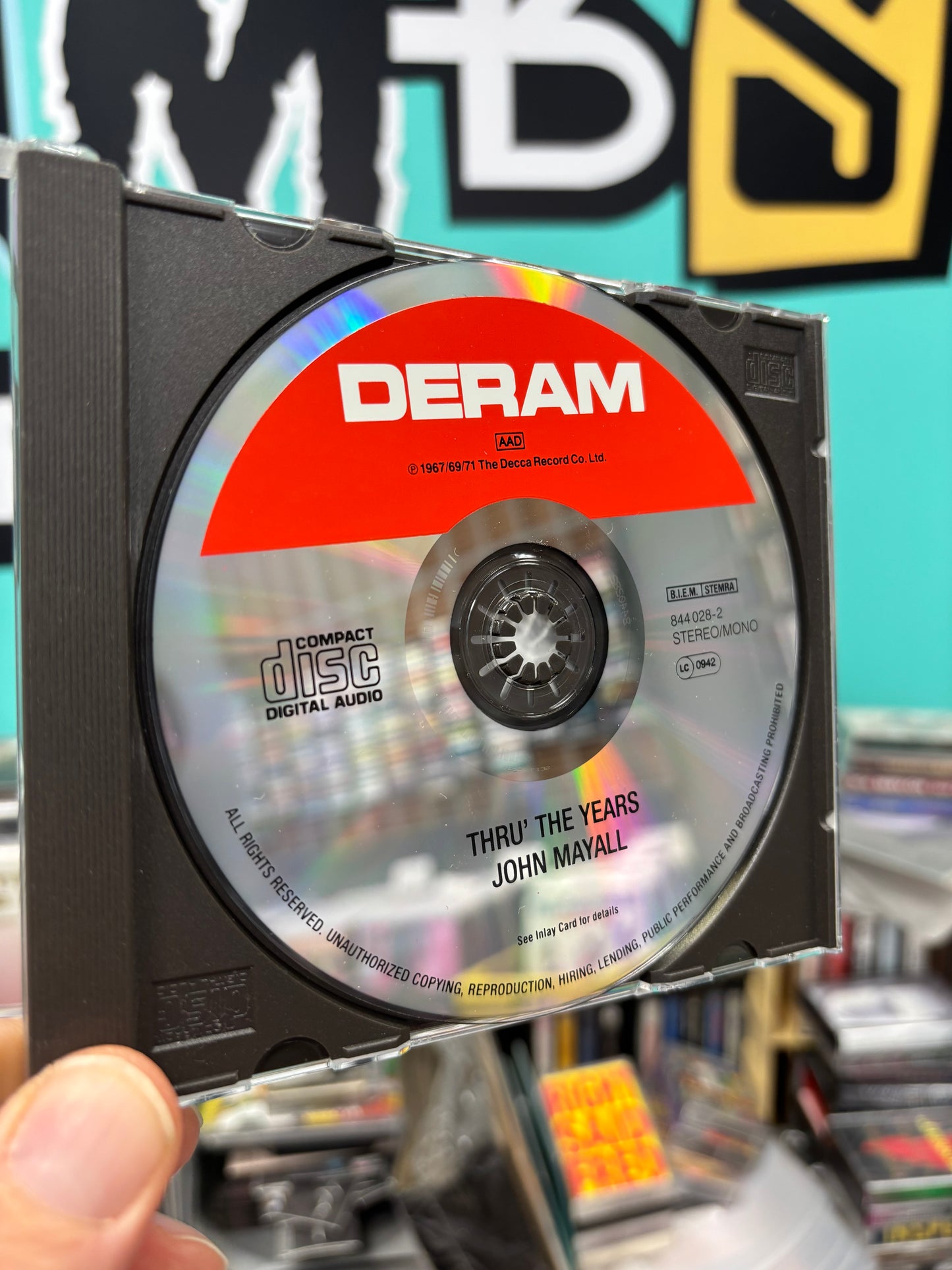 John Mayall: Thru The Years, CD, reissue, remastered, Deram, UK 1990