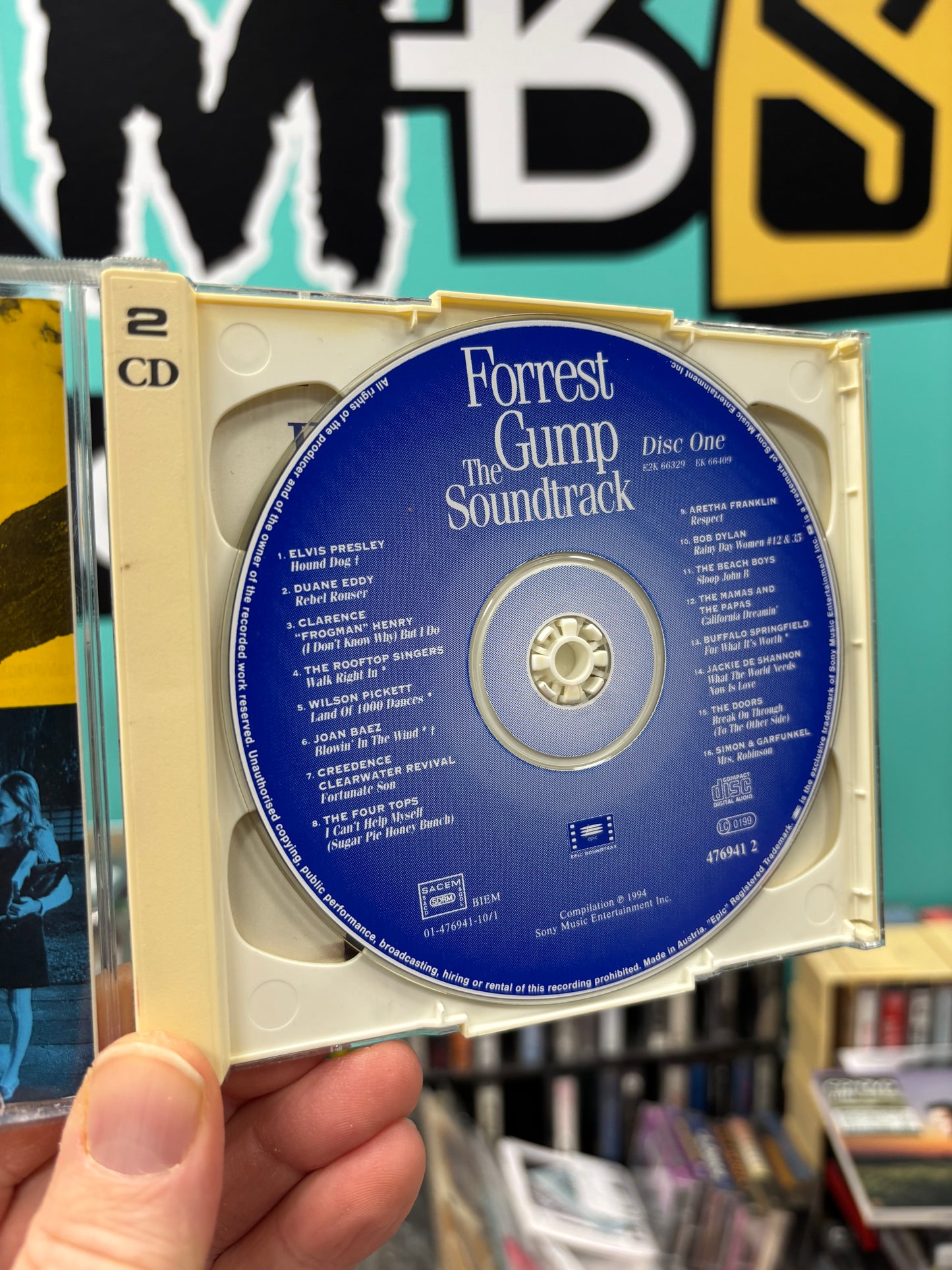Forrest Gump - The Soundtrack, 2CD, Epic Soundtrax, Europe 1994