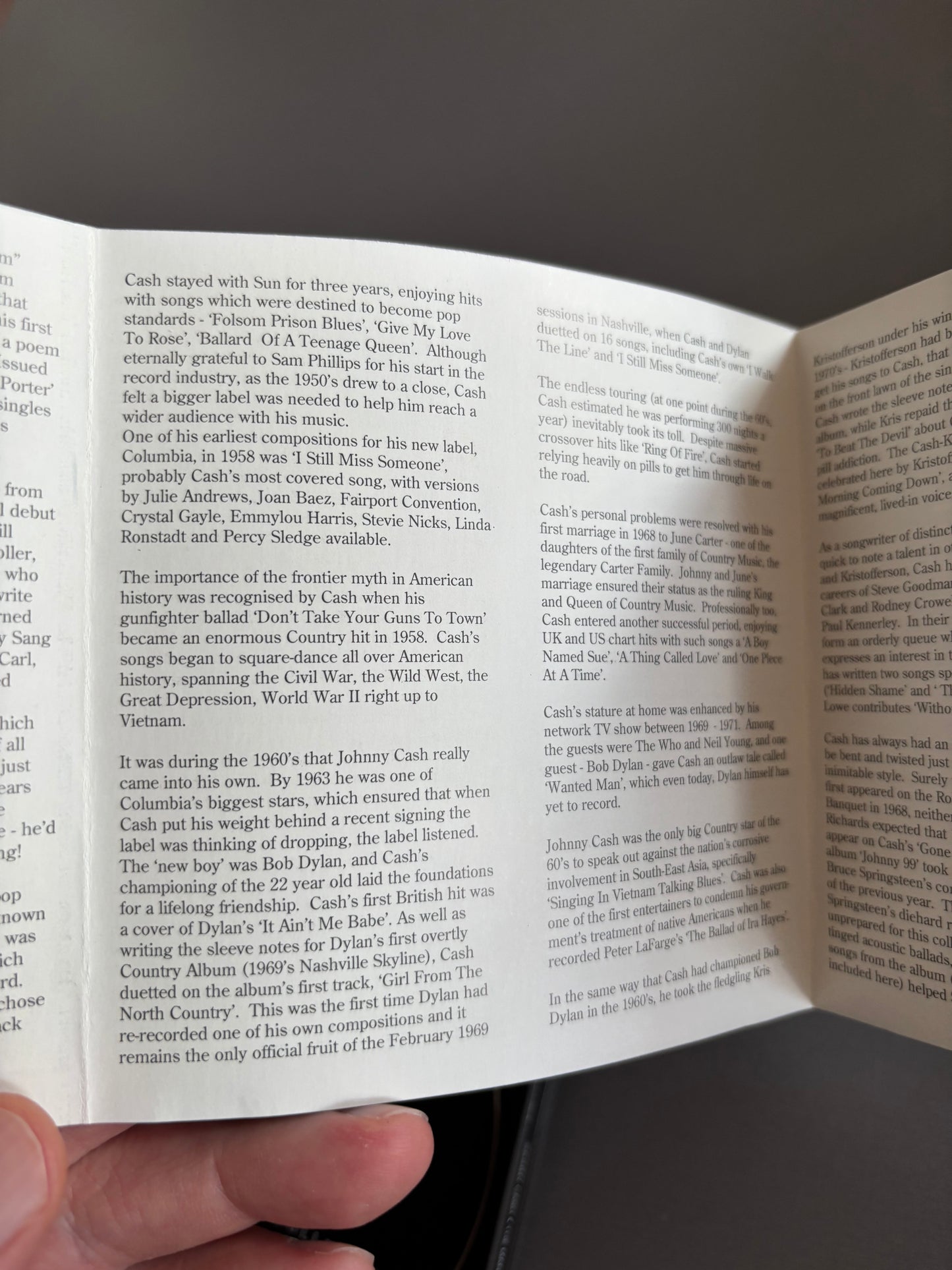 Johnny Cash: The Man In Black - The Definitive Collection, CD, Columbia, UK 1994