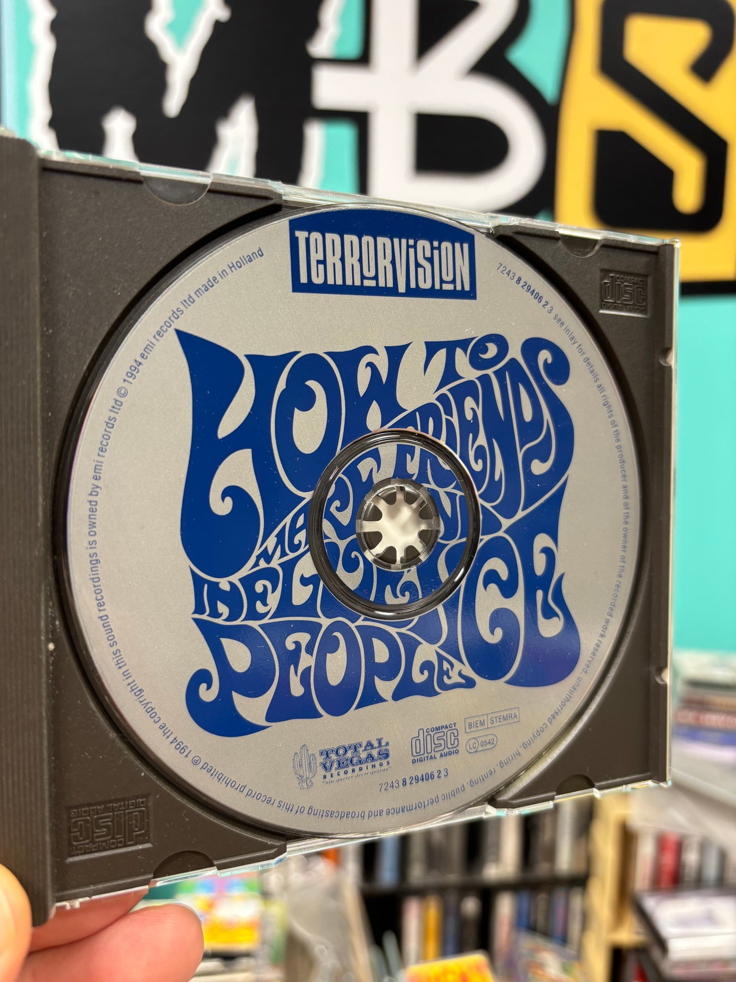 Terrorvision: How To Make Friends And Influence People, CD, Total Vegas Recordings, Europe 1994