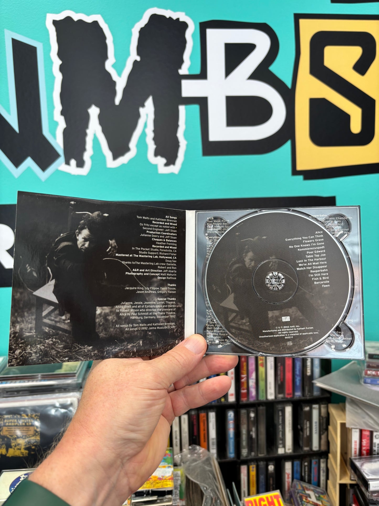 Tom Waits: Alice, CD, Sony DADC, Anti-, Europe 2002