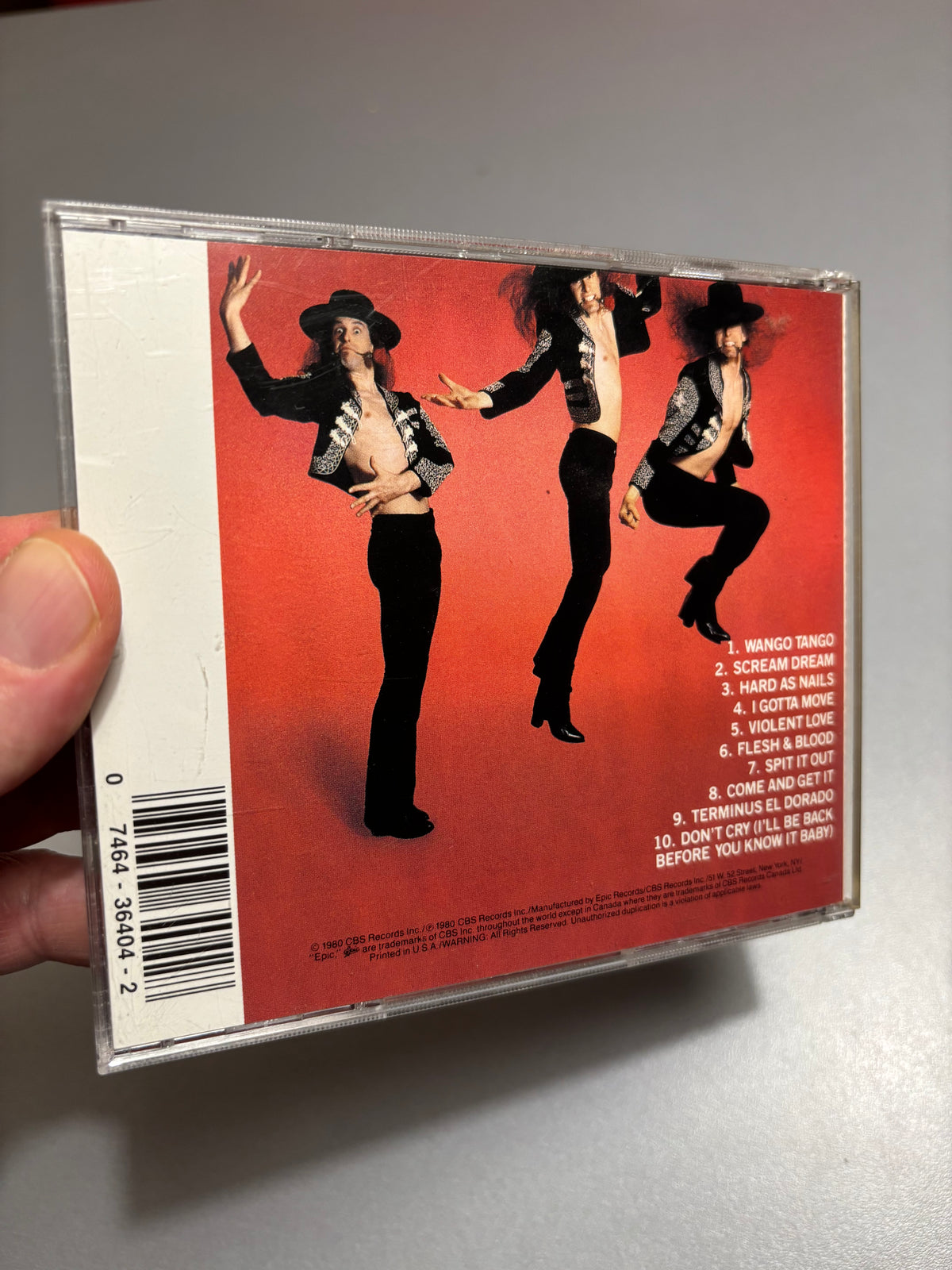 Ted Nugent: Scream Dream, CD, reissue, Epic, US year?