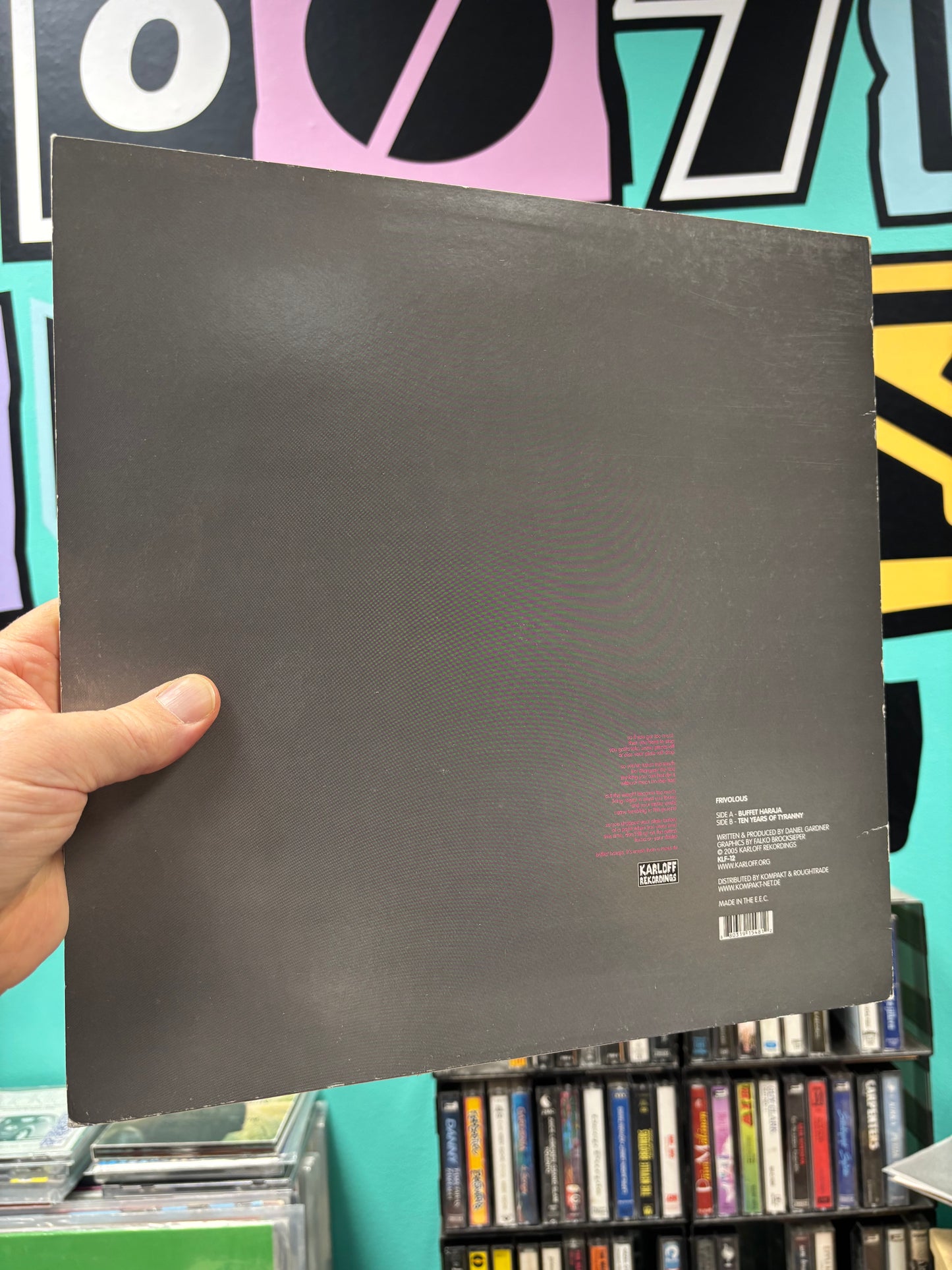 Frivolous: Buffet Haraja, 12inch, Only official pressing, Karloff Rekordings, Germany 2005