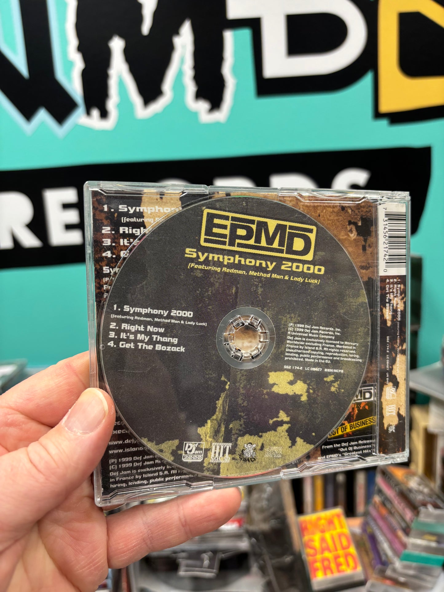 EPMD: Symphony 2000, CD-maxi single, Def Jam 2000, Hit Squad, Def Squad, Europe 1999