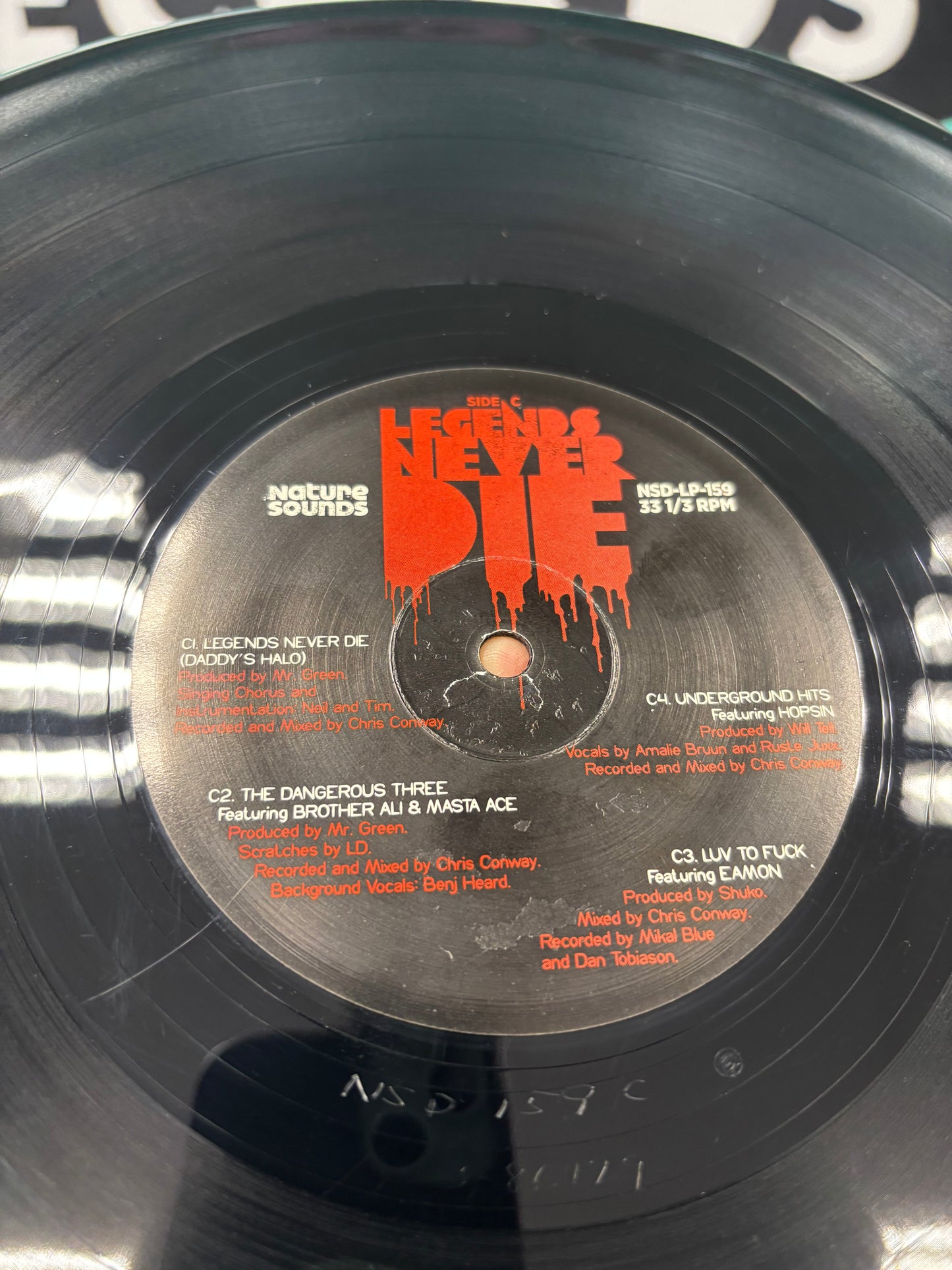 R.A. The Rugged Man: Legends Never Die, 2LP, OG pressing, Nature Sounds, Fat Beats, US 2013
