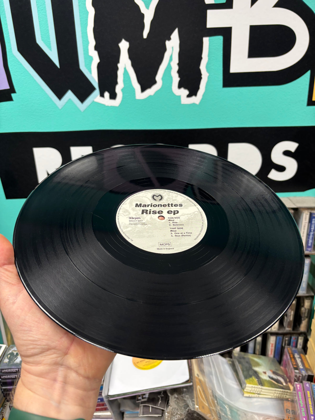 Marionettes: Rise EP, 12inch, Only official pressing, Diversity Recordings, UK 1995