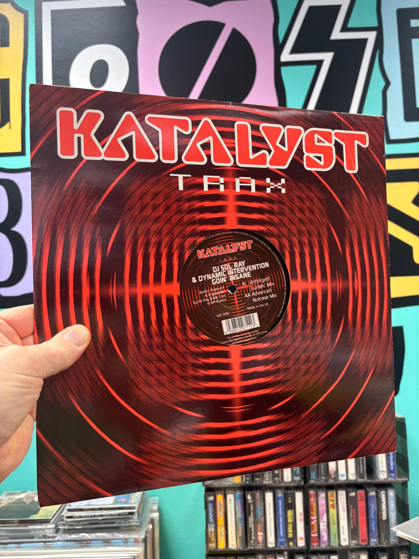 DJ Sol Ray & Dynamic Intervention: Goin’ Insane, 12inch, Only official pressing, Katalyst Trax, UK 2000