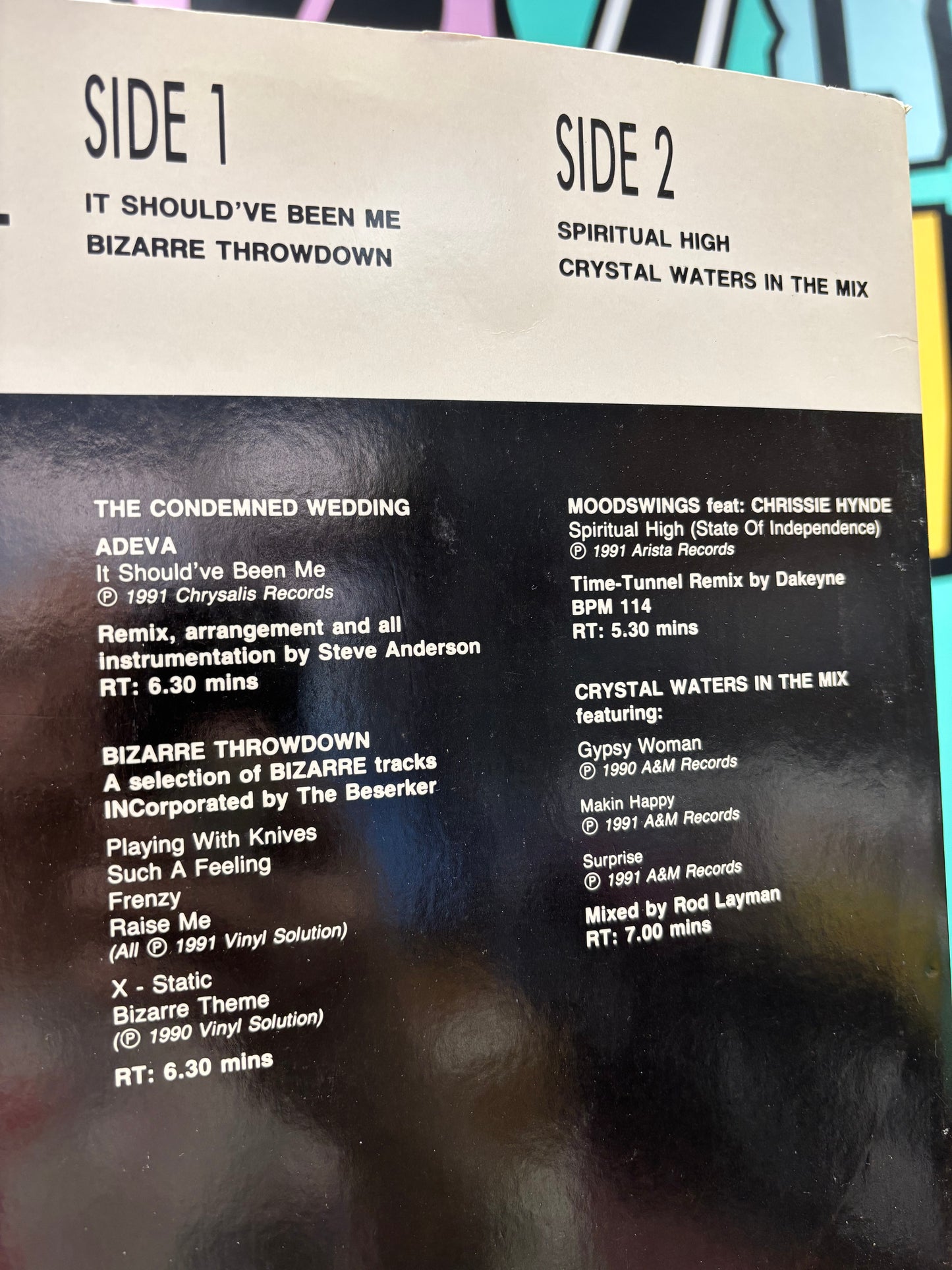 DMC - November - 91 - Two, 12inch, Only pressing, Partially Mixed, DMC, UK 1991