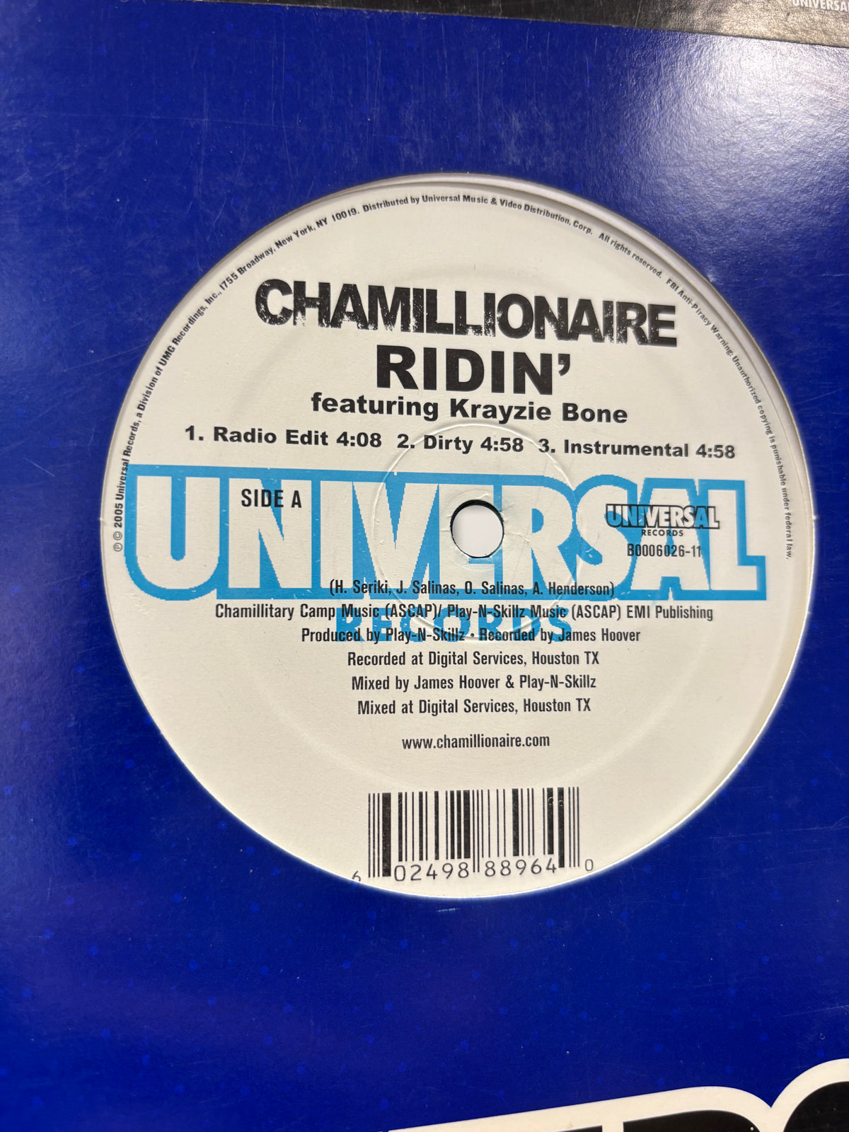 Chamillionaire: Ridin’/Southern Takeover, 12inch, 1st pressing, Only official pressing, Universal Records, US 2005
