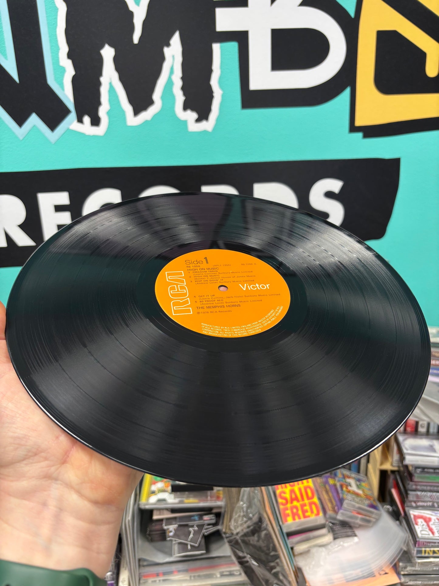 Memphis Horns: High On Music, LP, RCA Victor, RCA, UK 1976