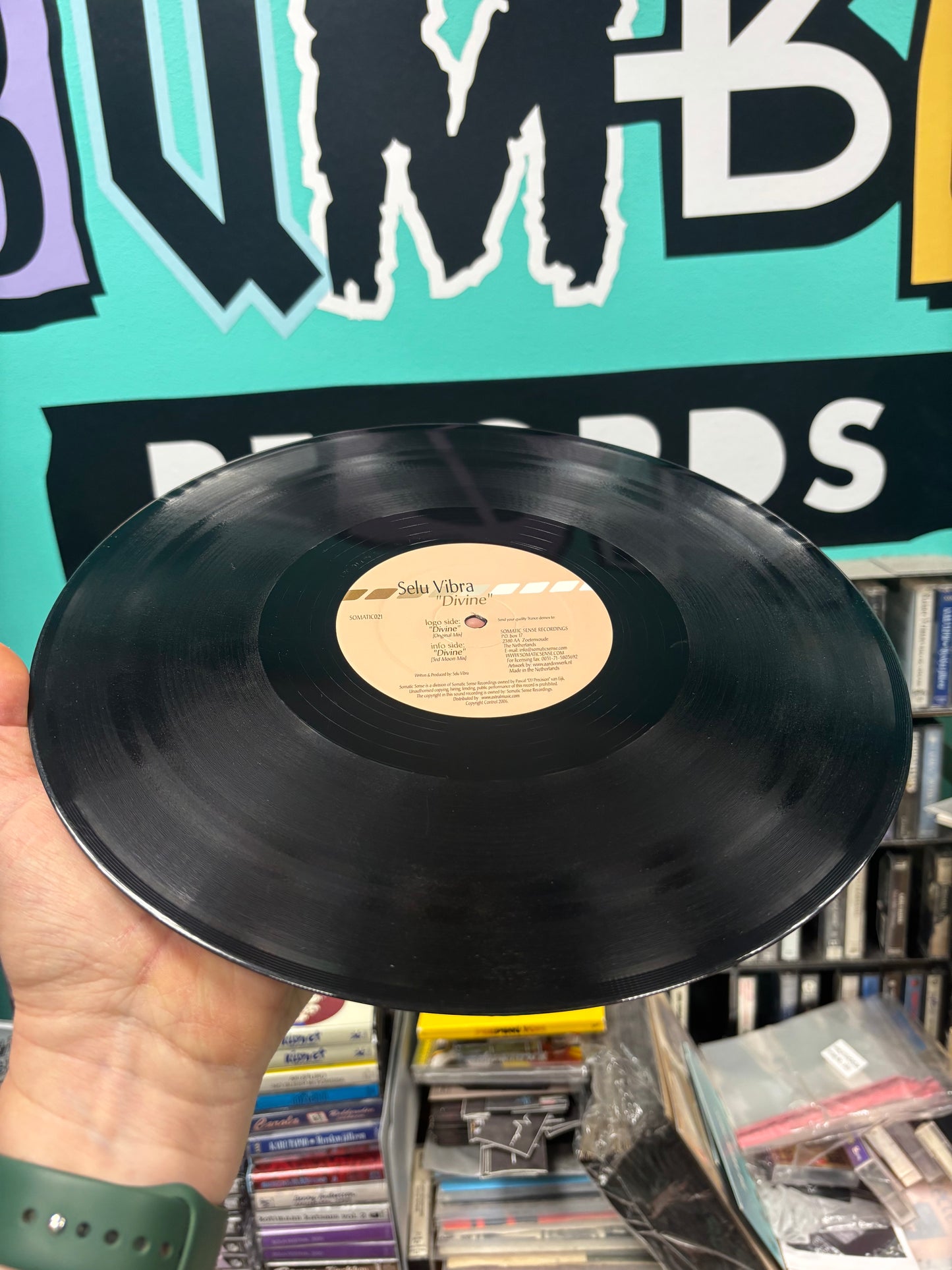 Selu Vibra: Divine, 12inch, Only pressing, Somatic Sense, Netherlands 2006