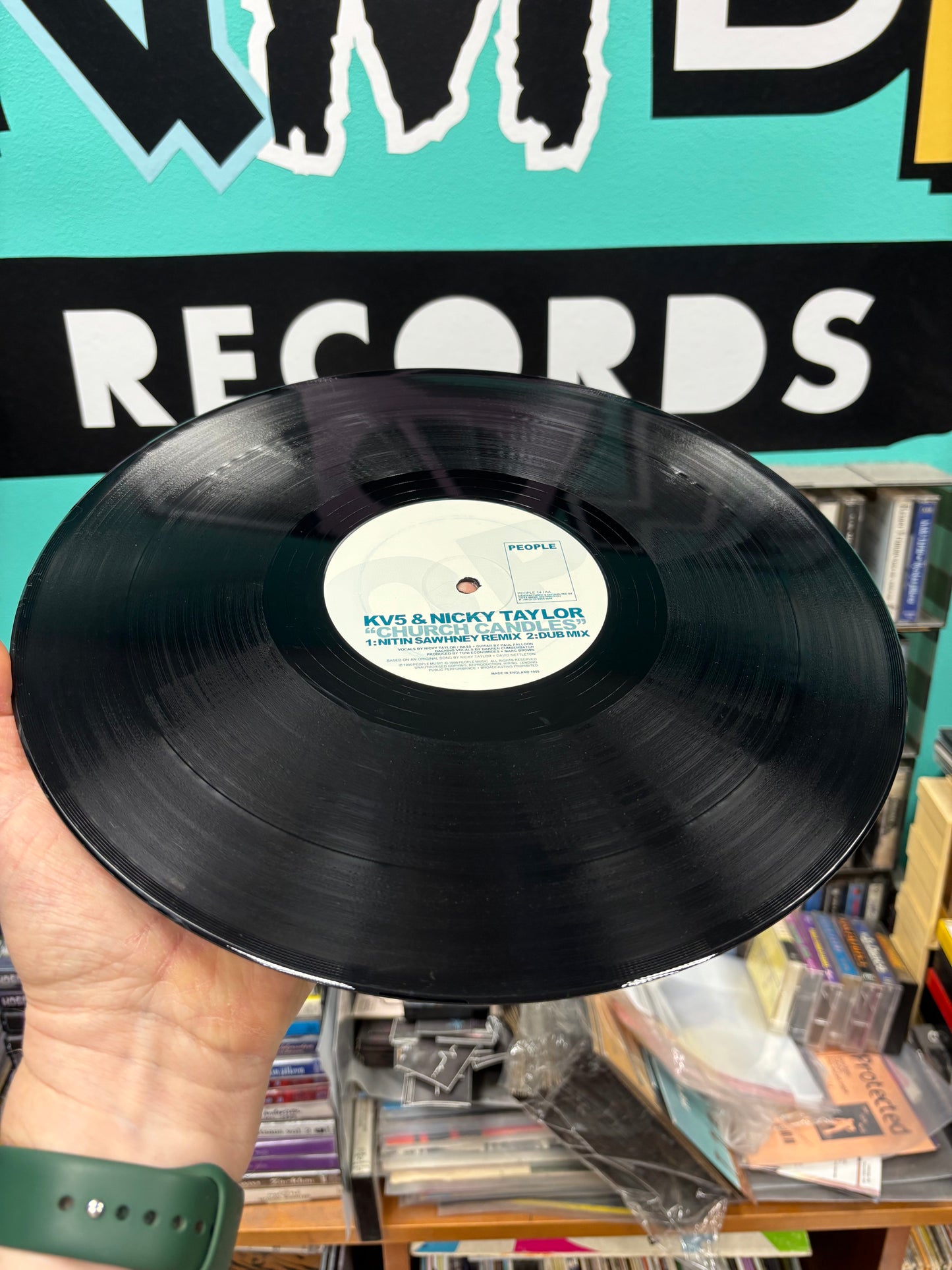 KV5 & Nicky Taylor: Church Candles, 12inch, Only official pressing, People, UK 1999