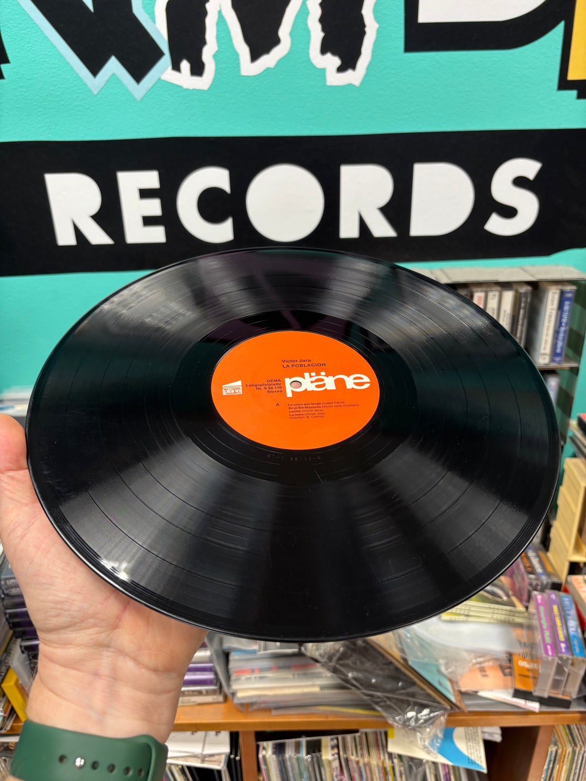 Victor Jara: La Poblacion, LP, gatefold, pläne, Germany 1974