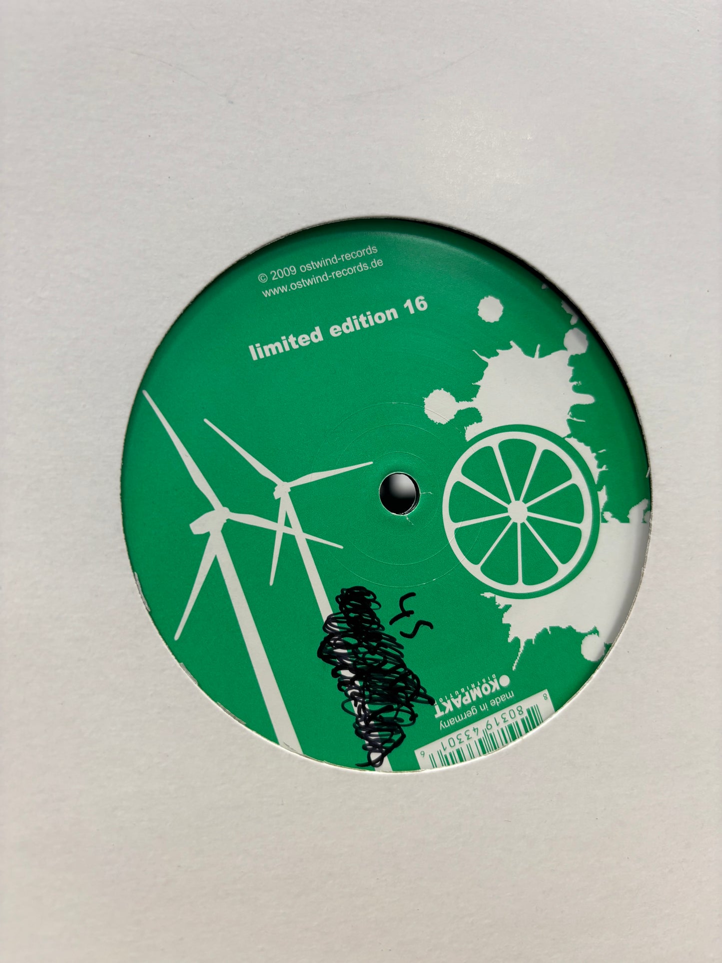 Marc Vision/Pilote Project/Franco Lemon: Sostein, 12inch, Only pressing, Ostwind Records, Germany 2009