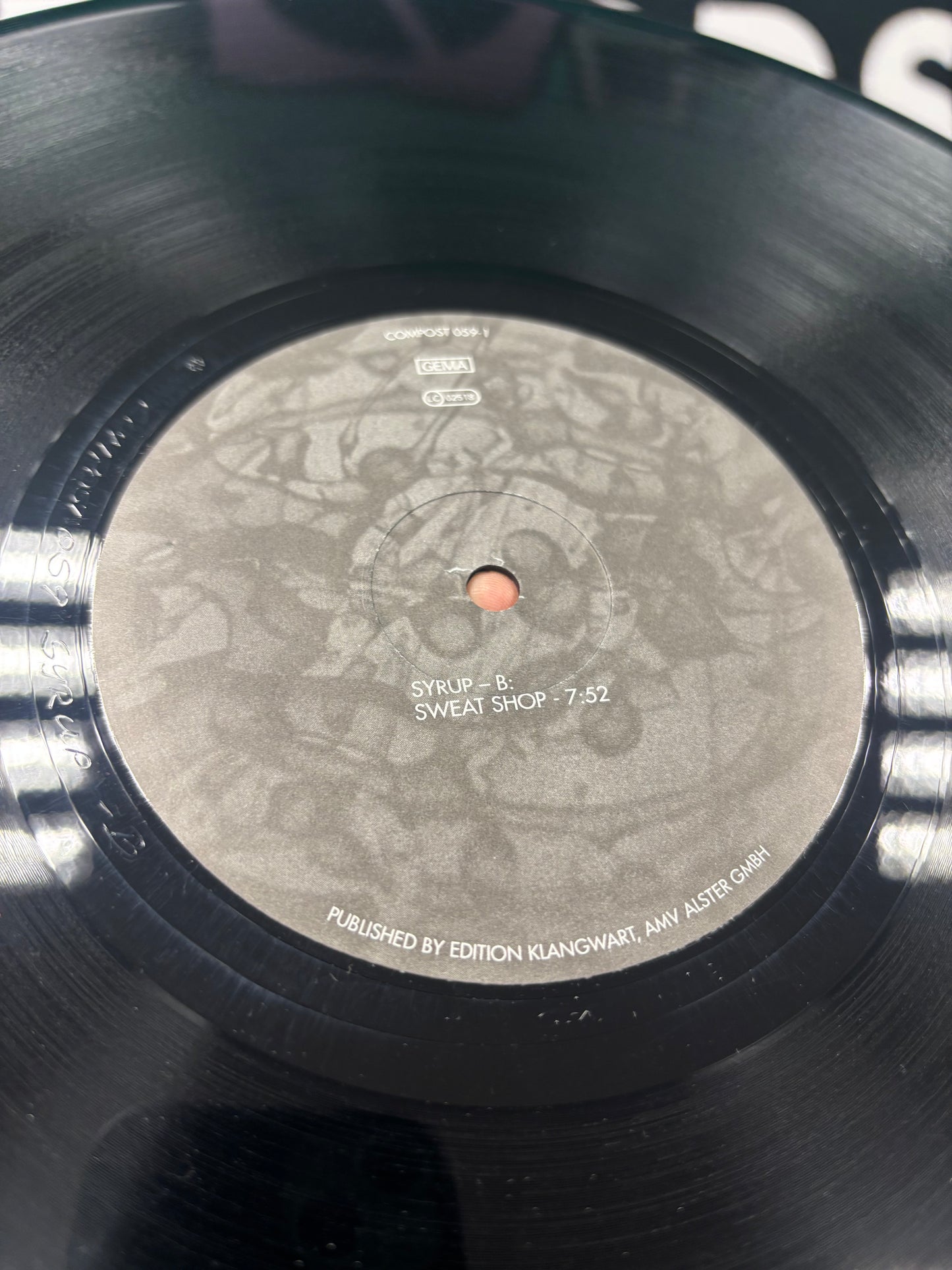 Syrup: Sweat Shop, 12inch, Only official pressing, Compost Records, Germany 1999