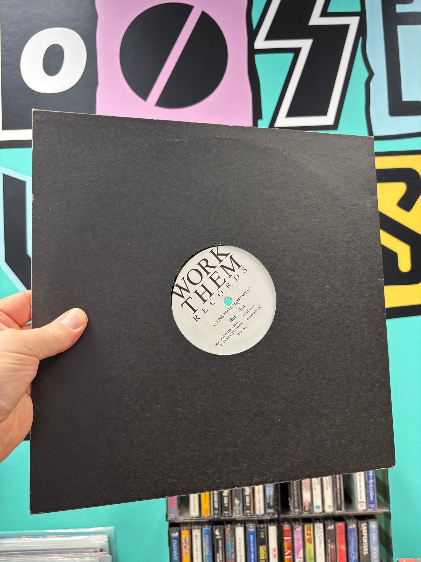 Young Male: Lost My E EP, 12inch, Only pressing, Work Them Records, UK 2013