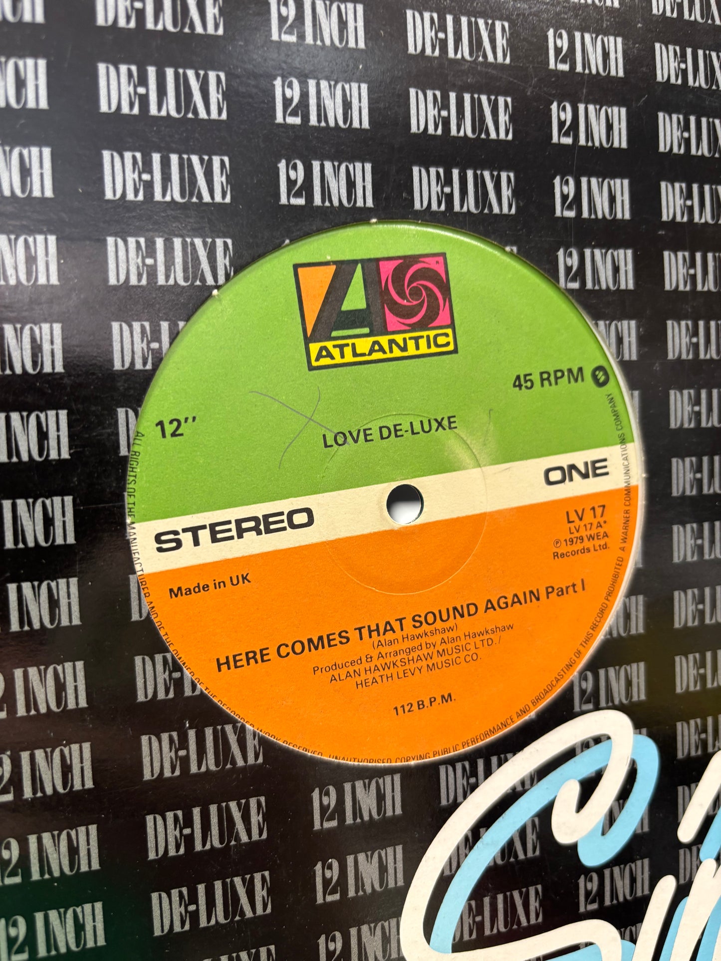 Love De-Luxe: Here Comes That Sound Again, 12inch, 1st pressing, Atlantic, UK 1979