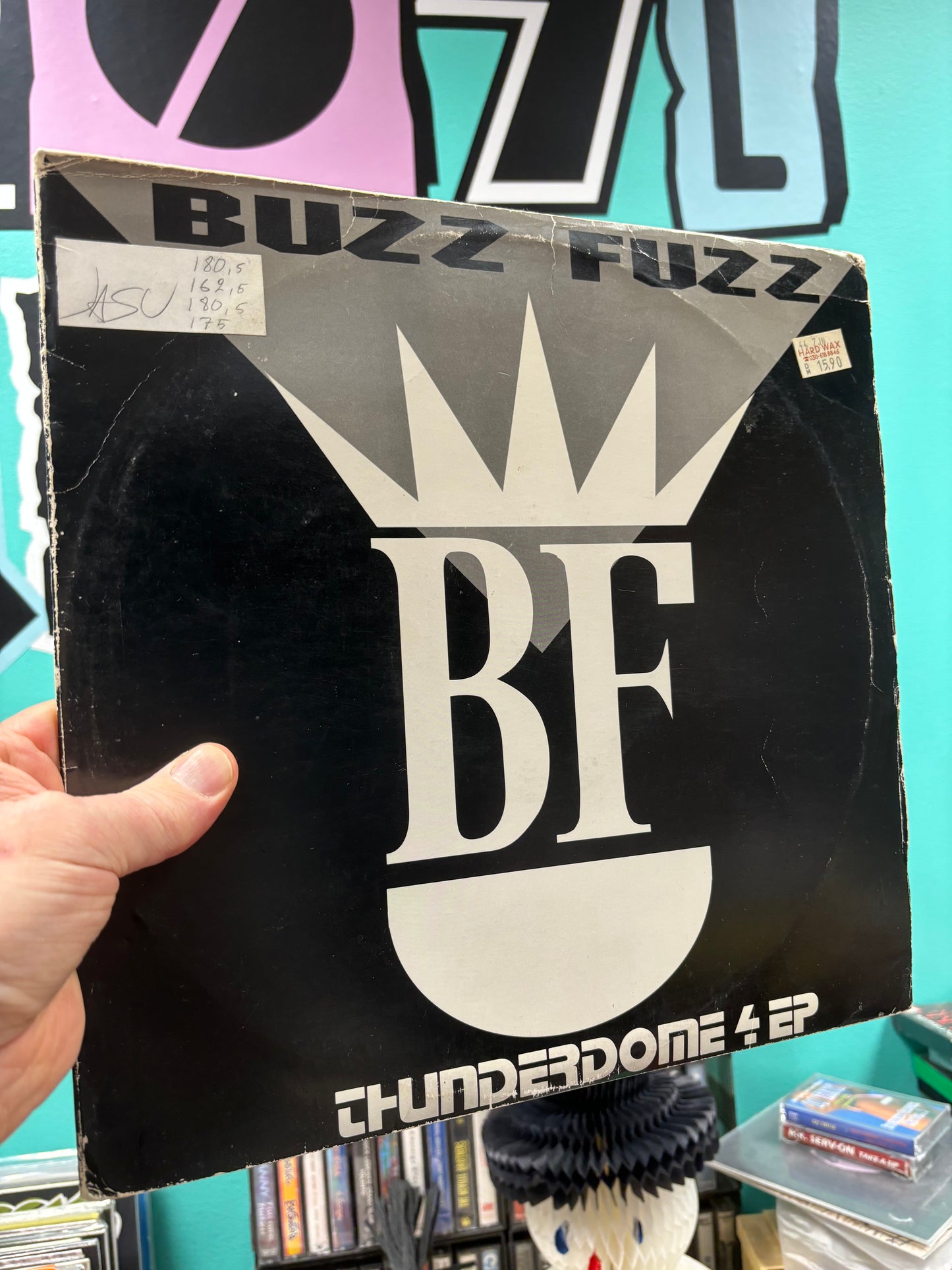 Buzz Fuzz: Thunderdome 4 EP, 12inch, Only official pressing, Netherlands 1993