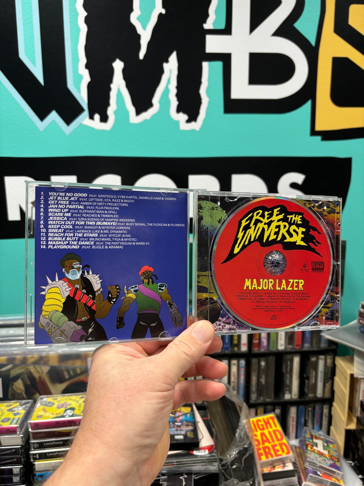 Major Lazer: Free The Universe, CD, Because Music, Mad Decent, Europe 2013