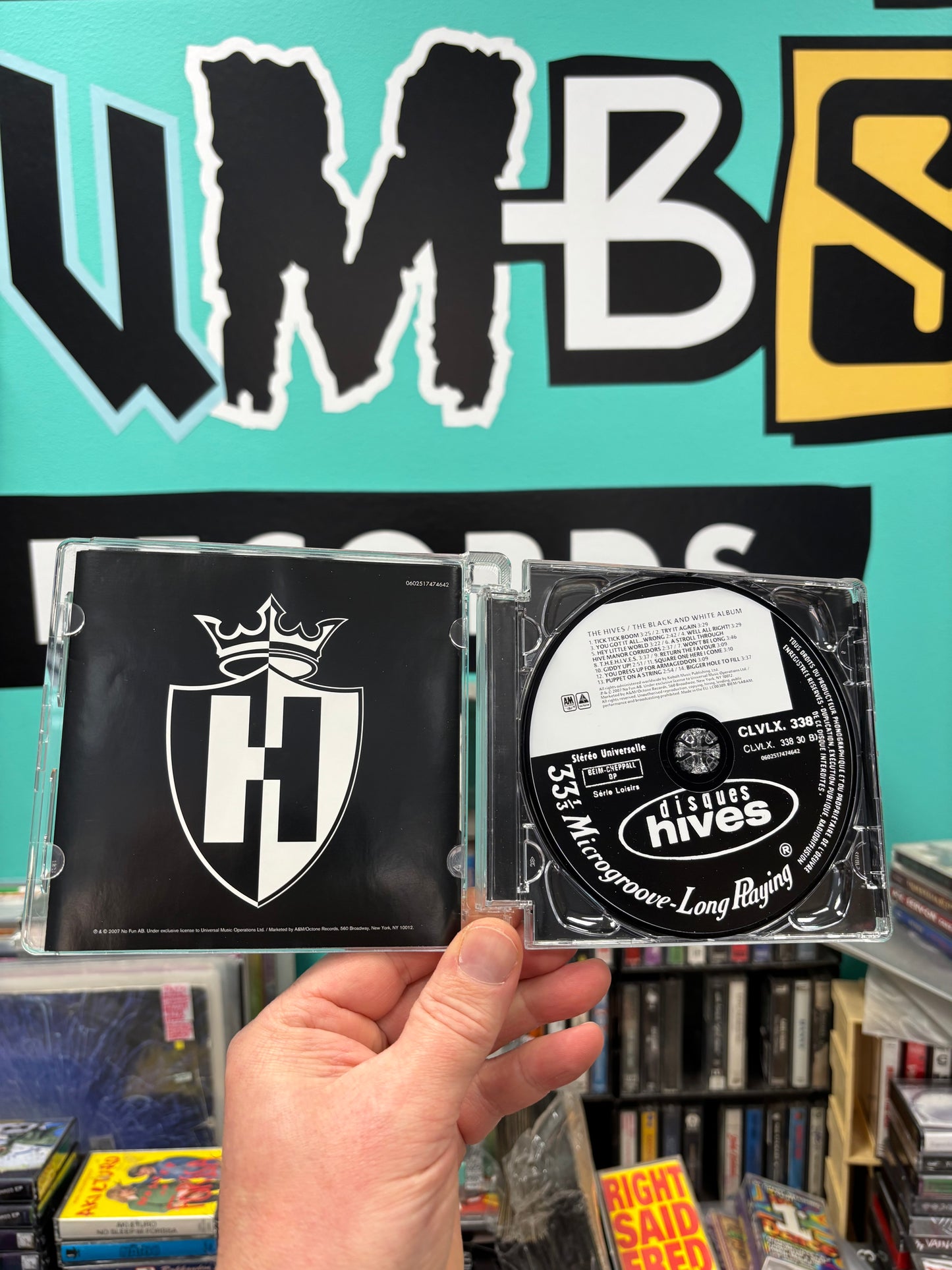 The Hives: The Black And The White Album, CD, Black Disc, Super Jewel Box, A&M Octone Records, Europe 2007