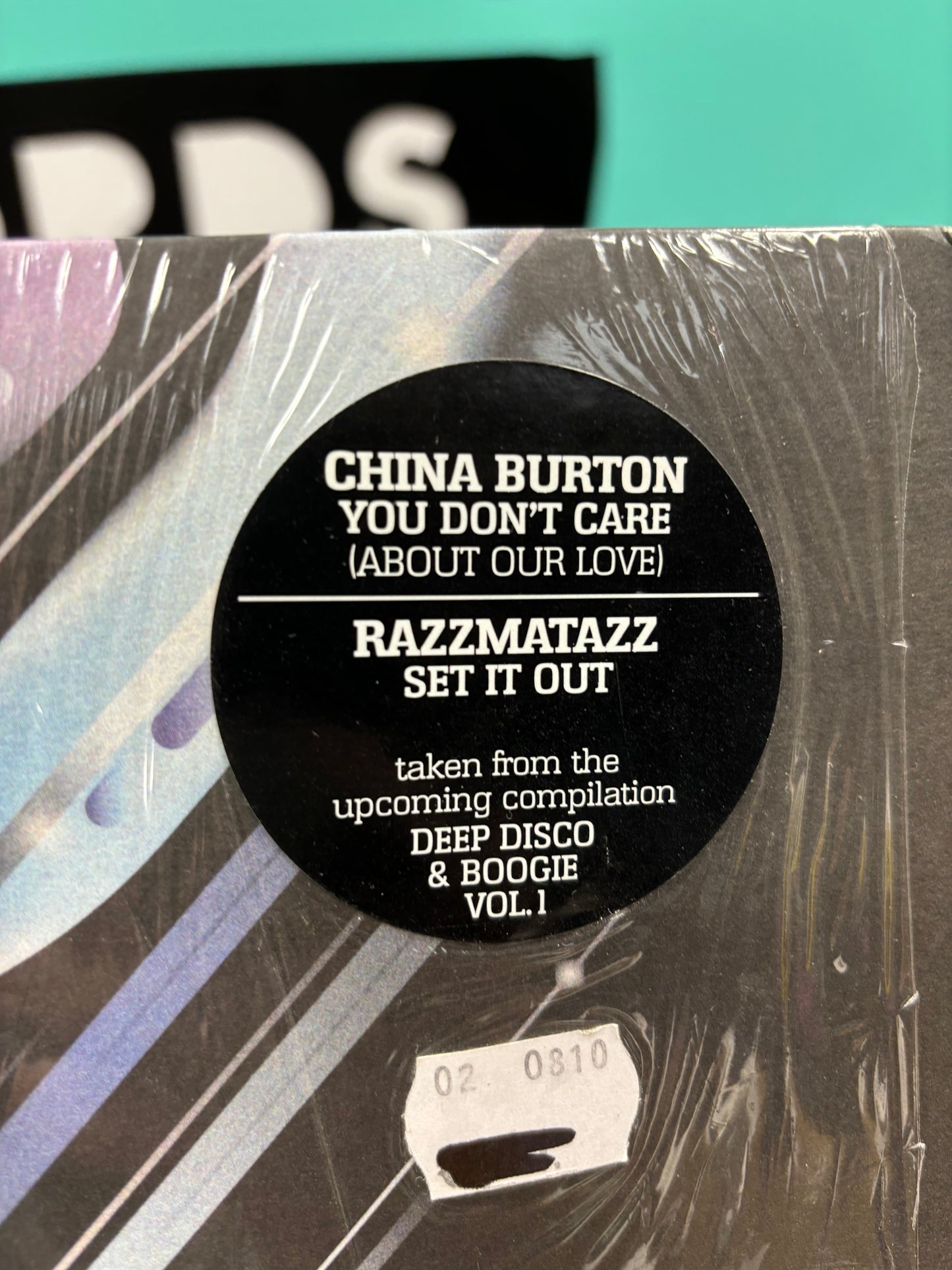 China Burton: Deep Disco & Boogie Vol. 1, 12inch, 1st pressing, Kindred Spirits, Netherlands 2010