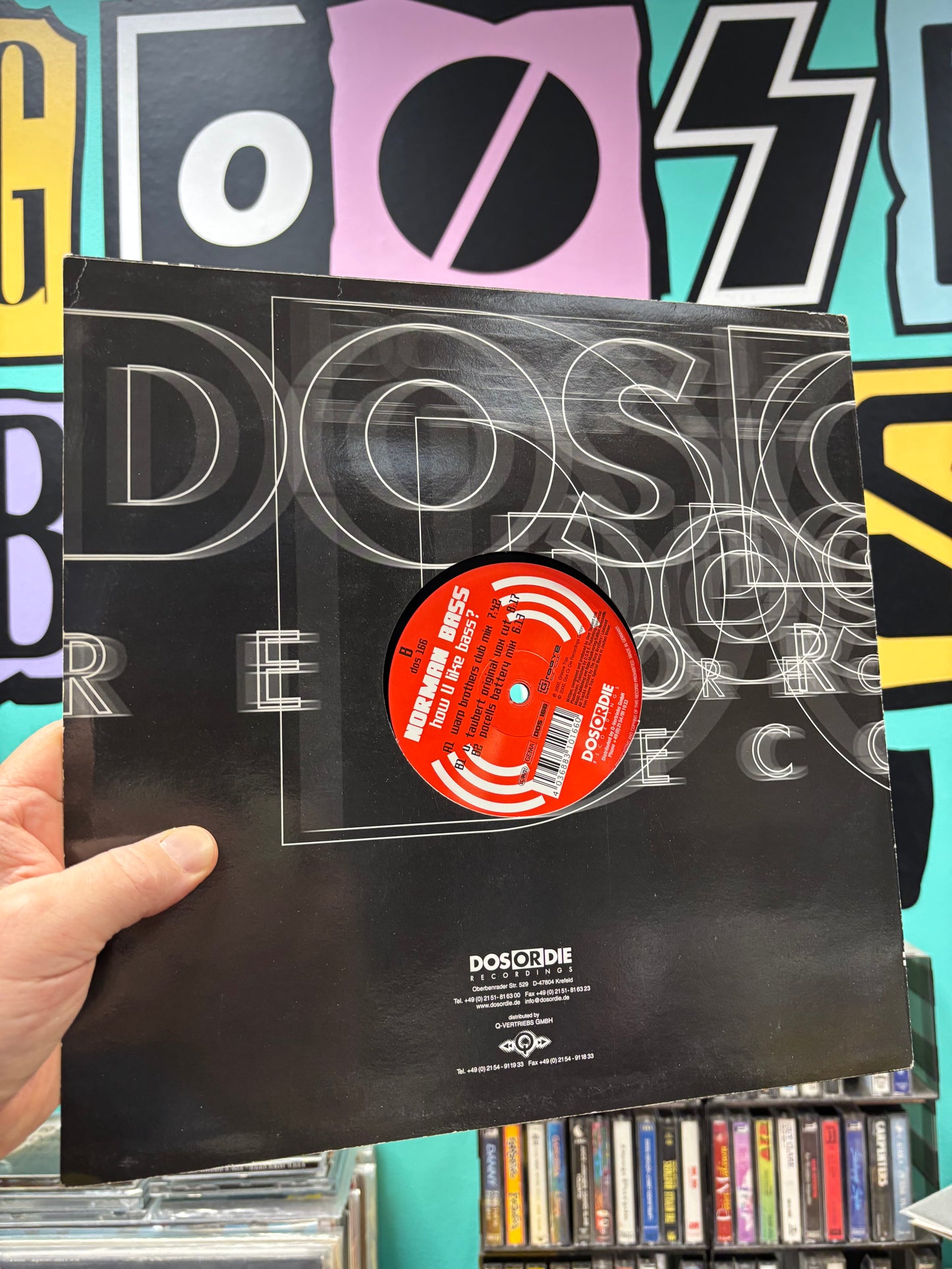 Norman Bass: How U Like Bass?, 12inch, 1st pressing, Dos Or Die Recordings, Germany 2001