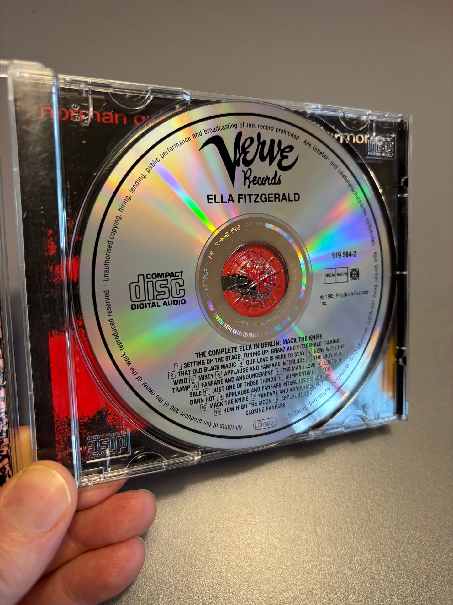 Ella Fitzgerald - The Complete Ella In Berlin: Mack The Knife, CD, reissue, remastered, Verve Records, Europe 1993