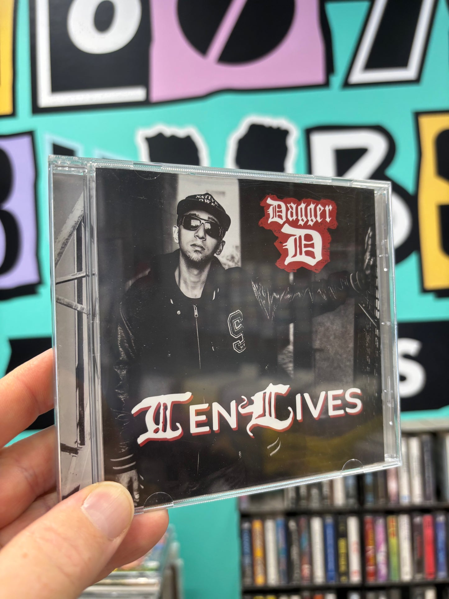 Dagger D: Ten Lives, CD, Only CD pressing, 3rd Rail Music, Finland 2017