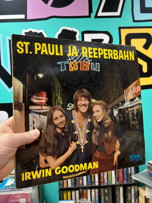 Irwin Goodman: St. Pauli Ja Reeperbahn, LP, 1st pressing, Only vinyl pressing, Rytmi, Finland 1970