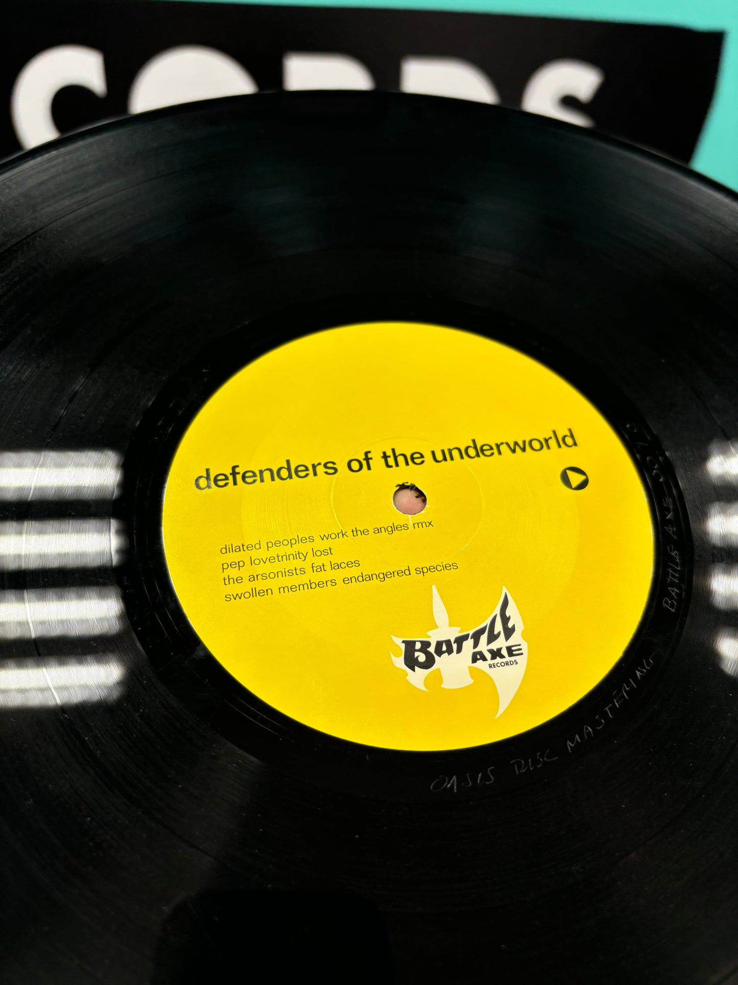 Defenders Of The Underworld, 2LP, 1st pressing, Battle Axe Records, US 1999