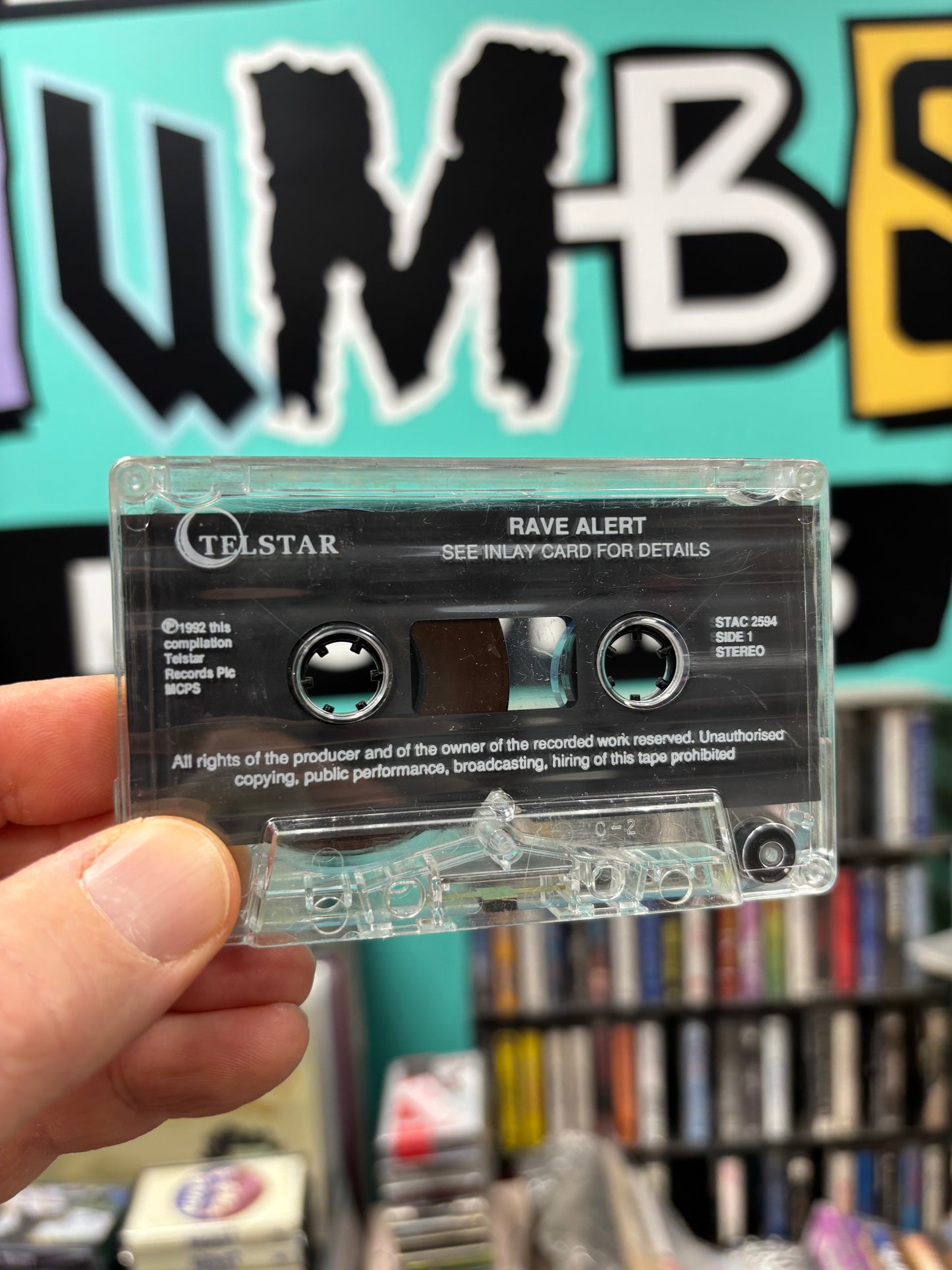 Rave Alert, C-cassette, Only cassette pressing, Telstar, UK & Ireland 1992