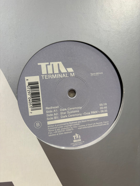 Redhead: Dark Ceremony, 12inch, Only pressing, Terminal M, Germany 2002