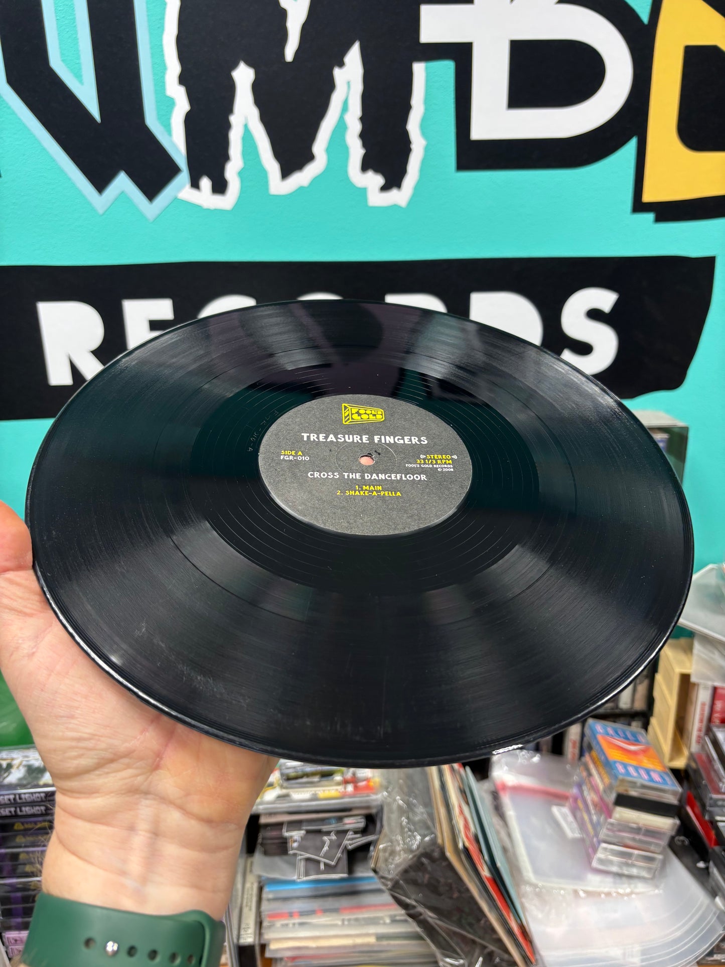 Treasure Fingers: Cross The Dancefloor, 2x12inch, Only pressing, Fool’s Gold Records, US 2008