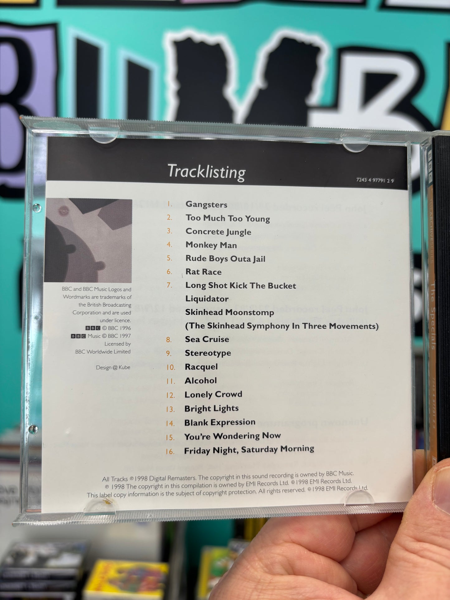 The Specials: BBC Sessions, CD, 1st pressing, EMI, UK & Europe 1998