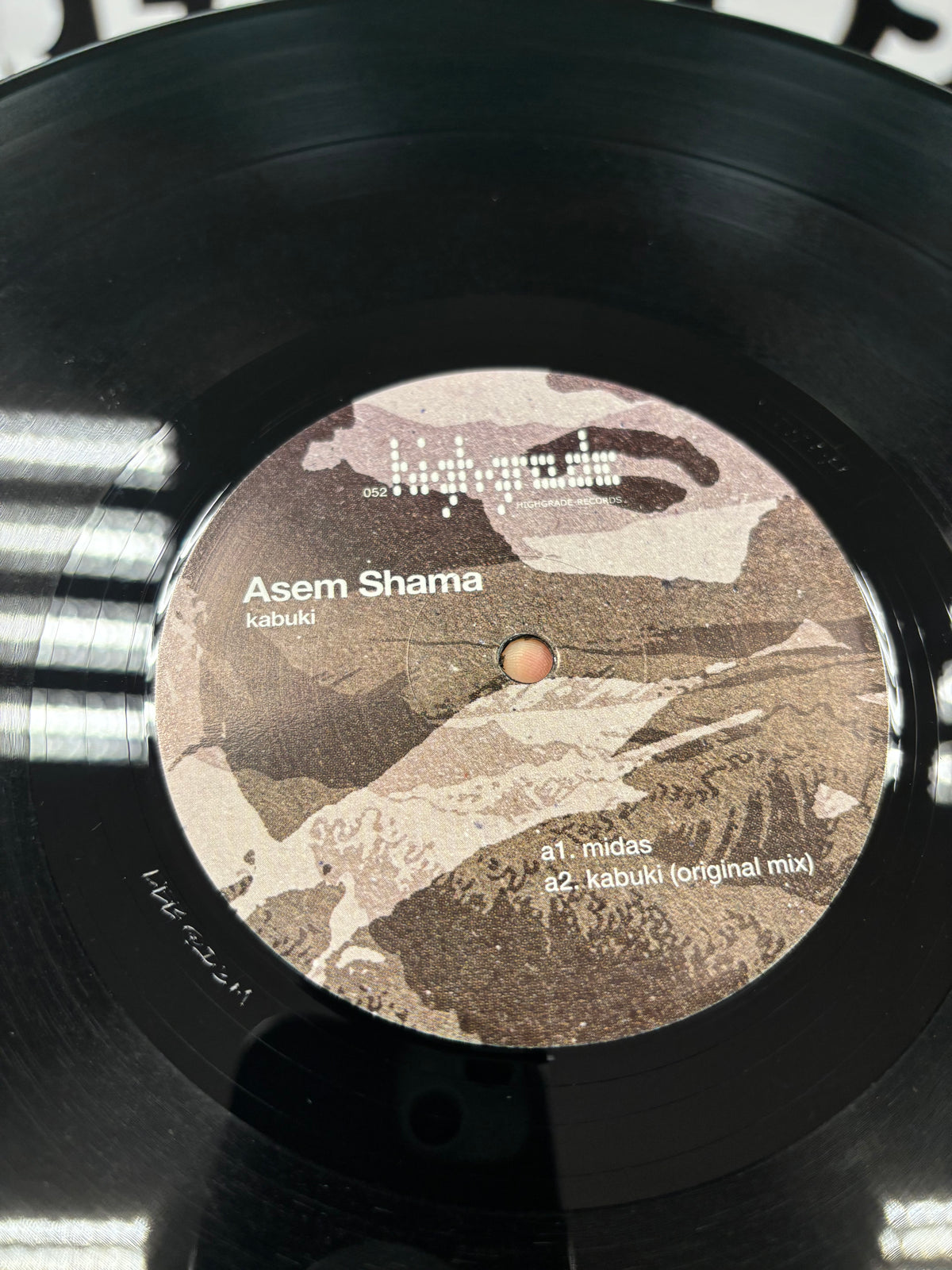 Asem Shama: Kabuki, 12inch, Only official pressing, Highgrade Records, Germany 2008