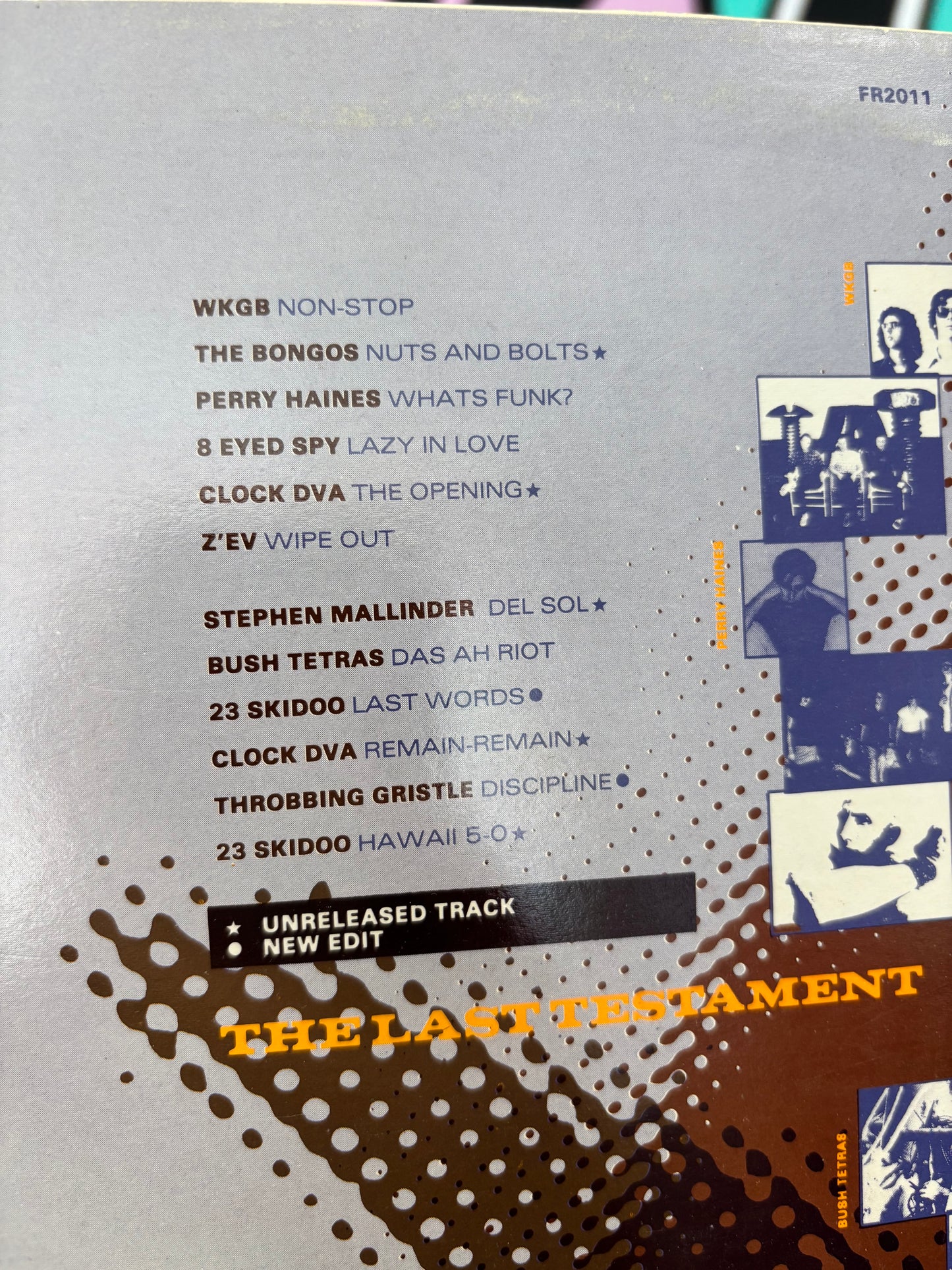The Last Testament - Fetish Records Compilation, LP, 1st pressing, Fetish Records, UK 1983