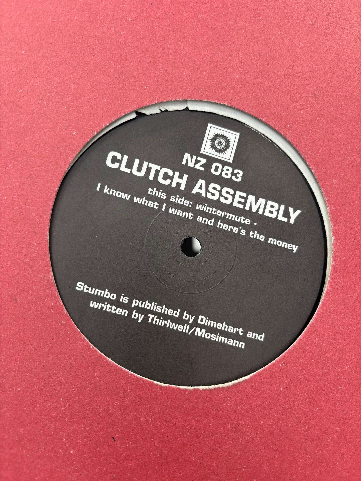 Clutch Assembly: Hard On, 12inch, Only pressing, Nova Zembla, Belgium 1997