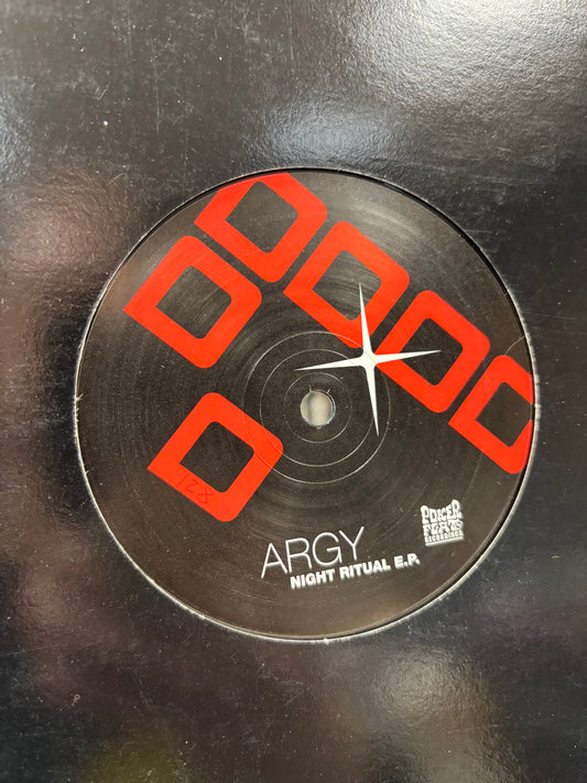 Argy: Night Ritual E.P., 12inch, Only official pressing, Poker Flat Recordings, Germany 2006