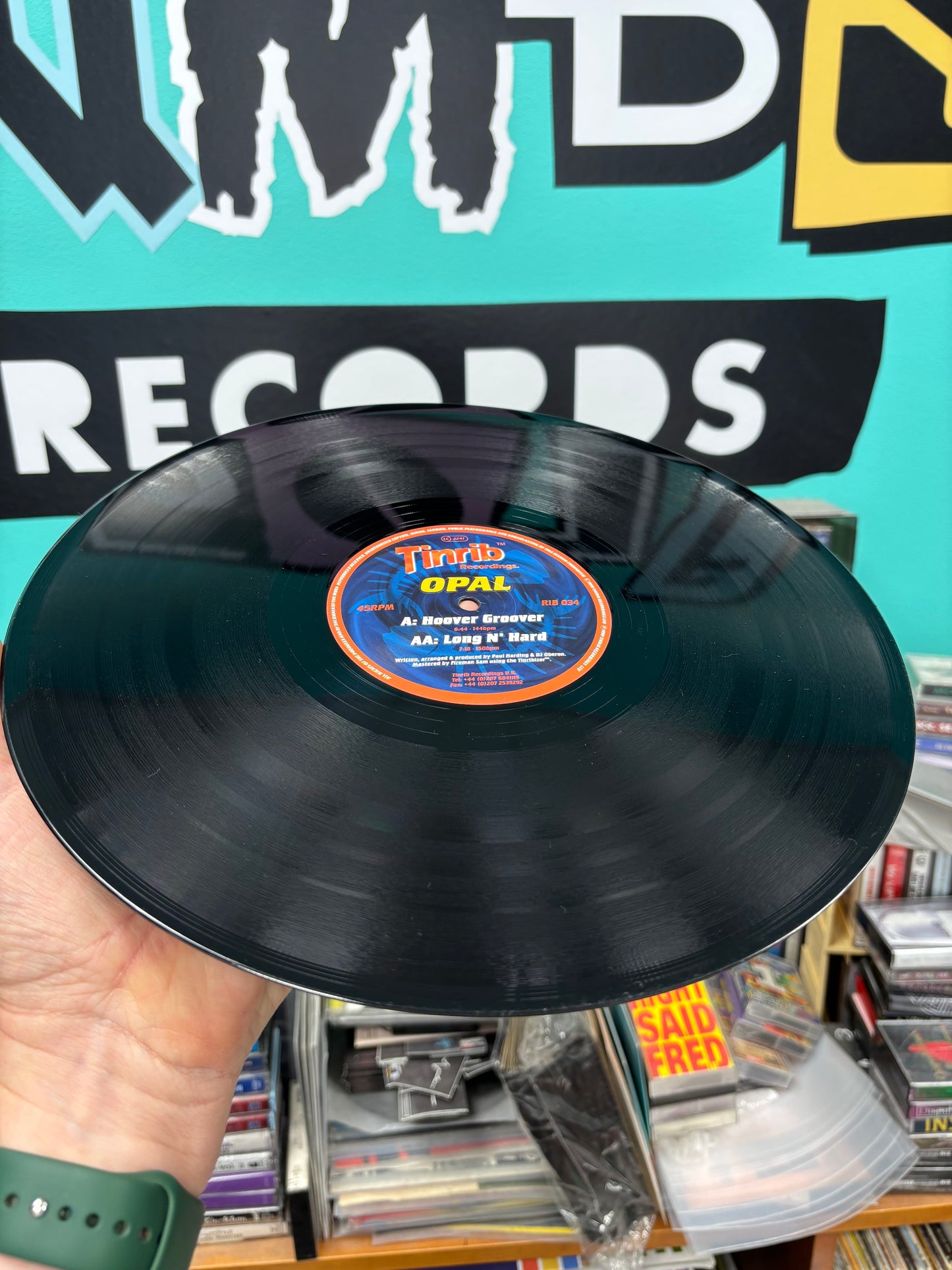Opal: Hoover Groover/Long N’ Hard, 12inch, Only pressing, Tinrib Recordings, UK 1999